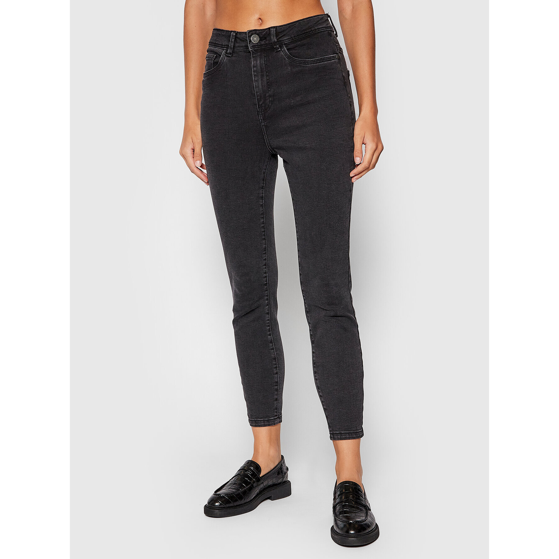 Noisy May Дънки Agnes 27017835 Черен Skinny Fit - Pepit.bg