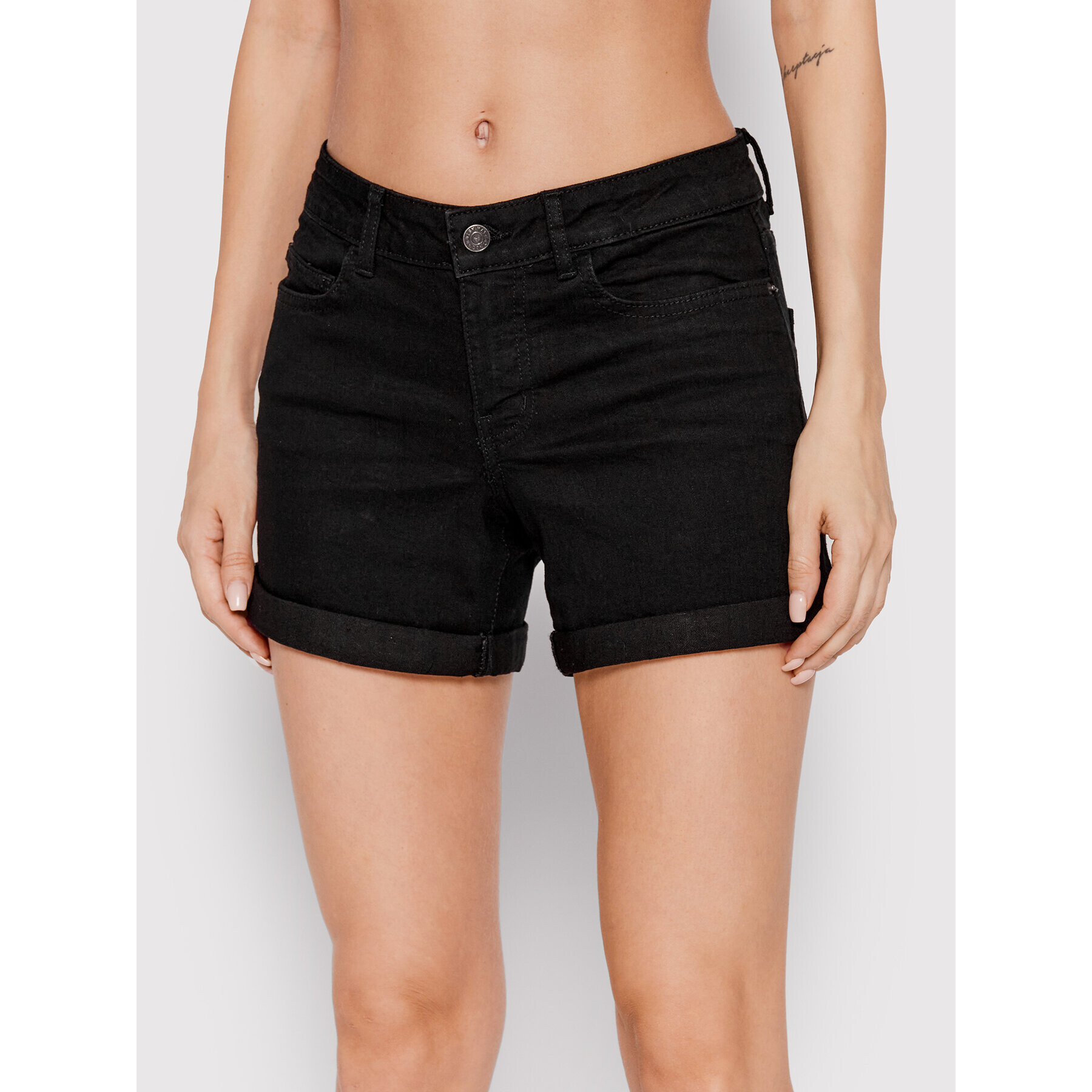 Noisy May Дънкови шорти Be Lucy 27019452 Черен Slim Fit - Pepit.bg