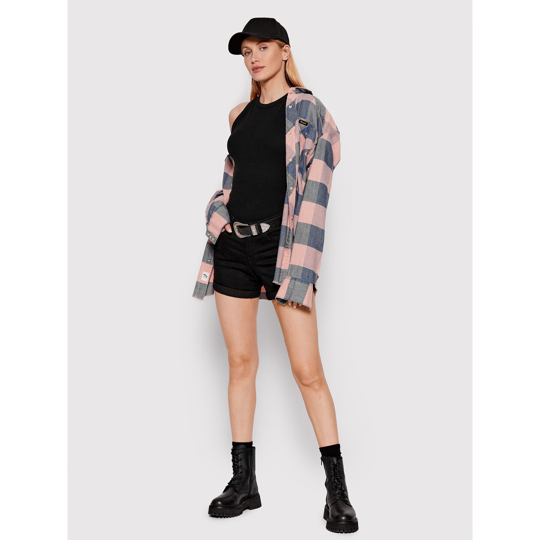 Noisy May Дънкови шорти Be Lucy 27019452 Черен Slim Fit - Pepit.bg