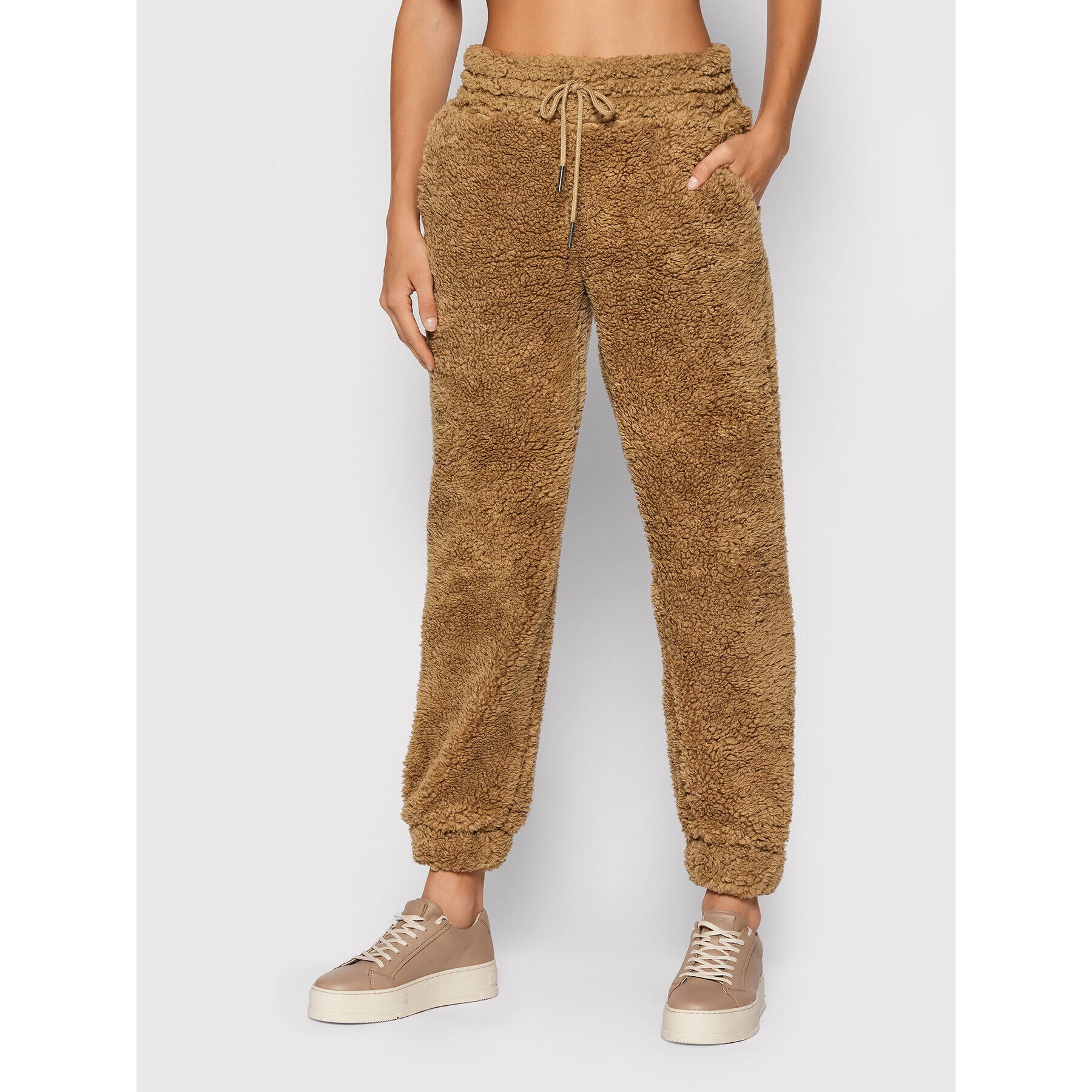 Noisy May Долнище анцуг Carmen 27018919 Кафяв Relaxed Fit - Pepit.bg