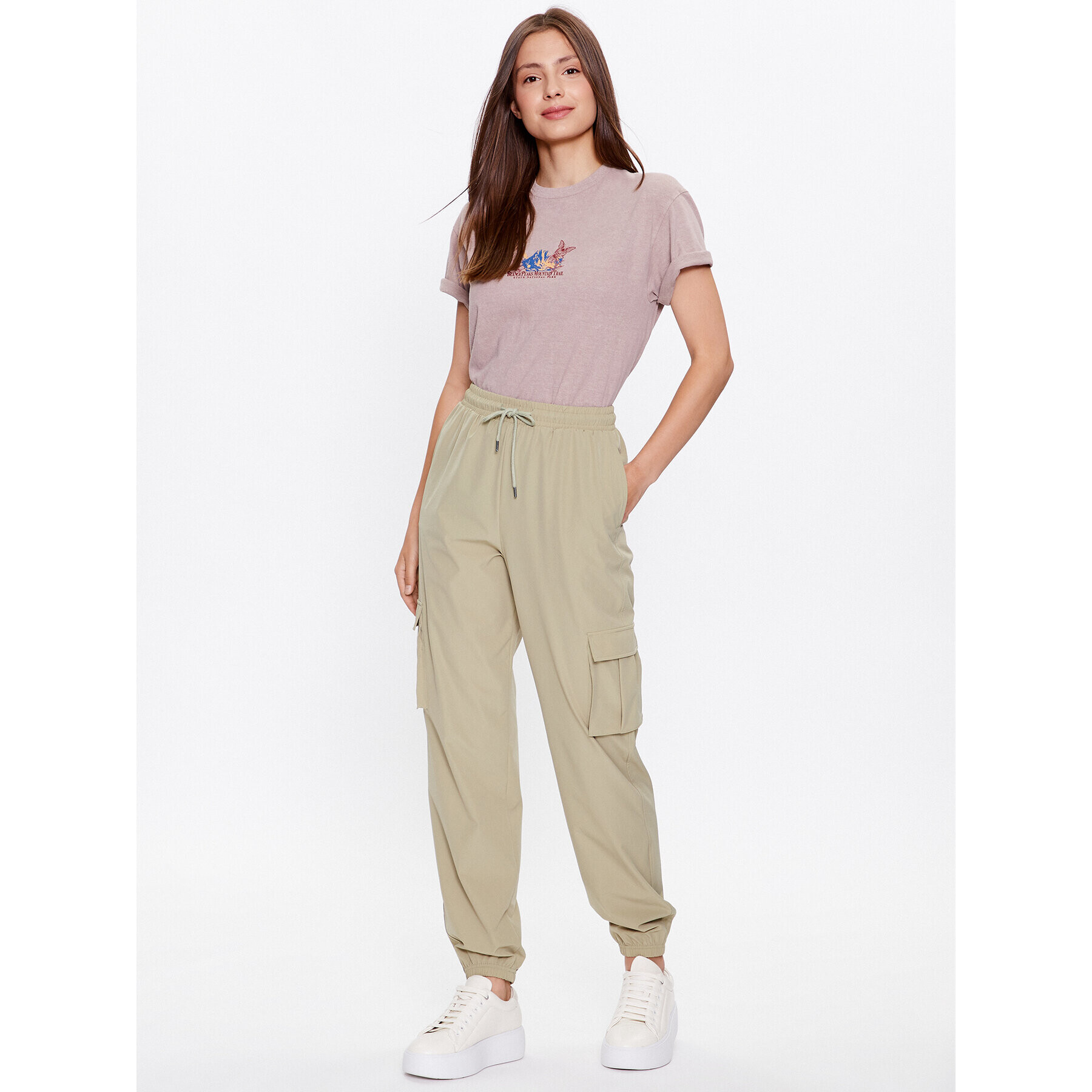 Noisy May Джогъри Kirby 27026174 Зелен Cargo Fit - Pepit.bg