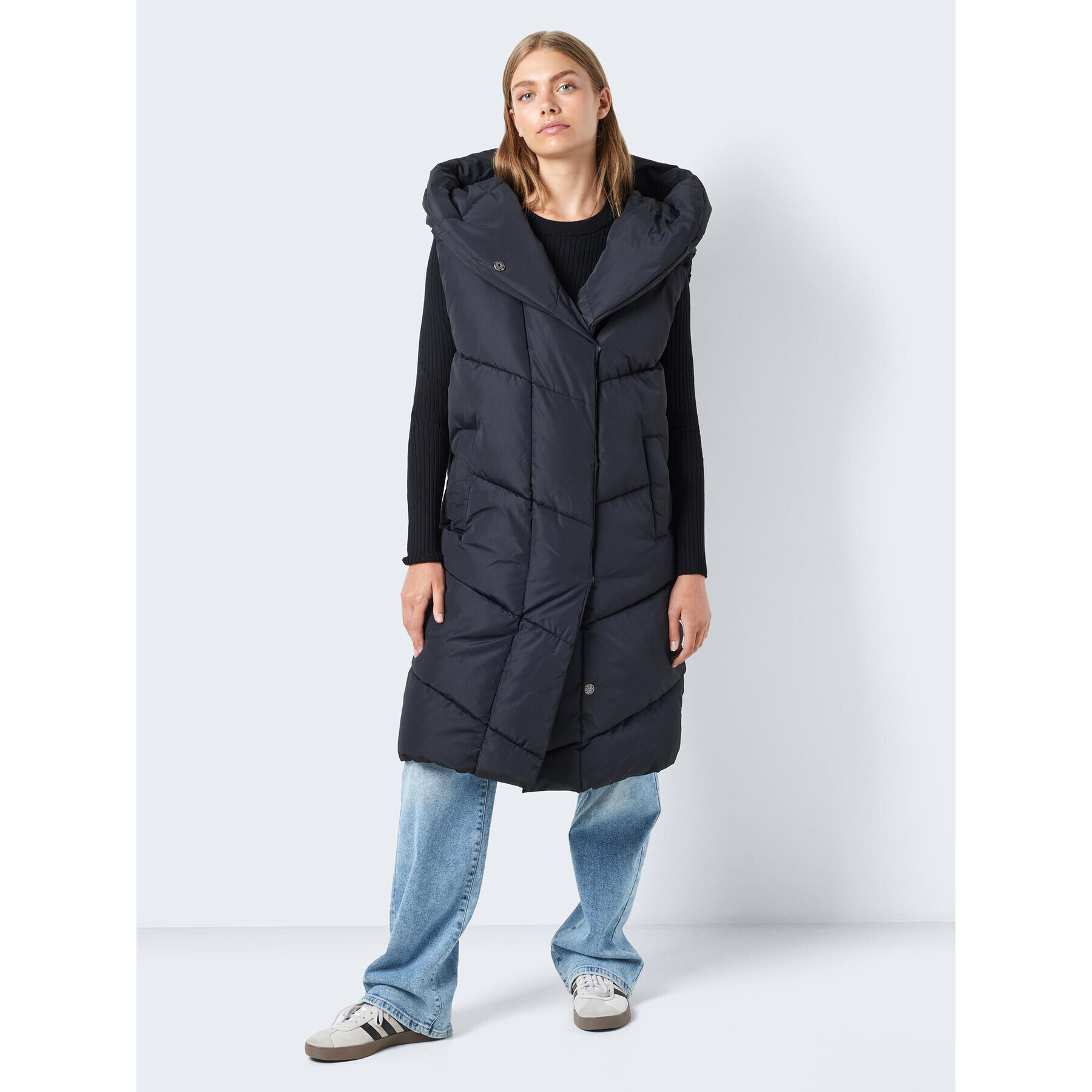 Noisy May Елек 27026540 Черен Regular Fit - Pepit.bg