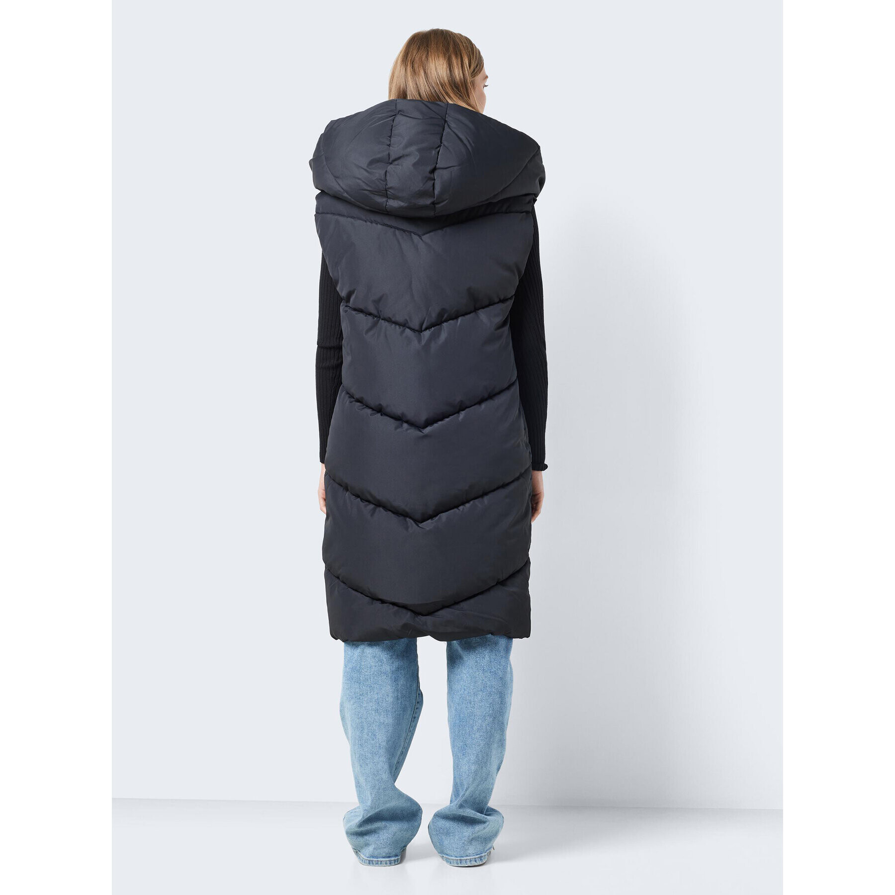 Noisy May Елек 27026540 Черен Regular Fit - Pepit.bg