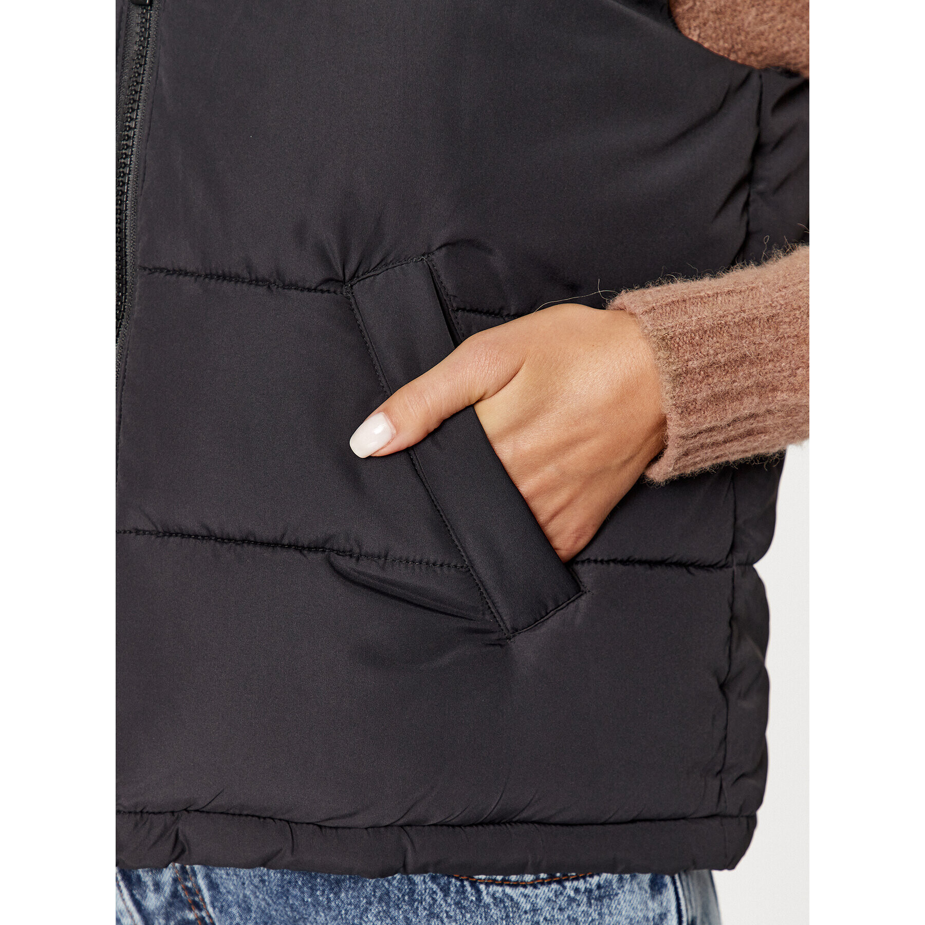 Noisy May Елек Dalcon 27027287 Черен Regular Fit - Pepit.bg