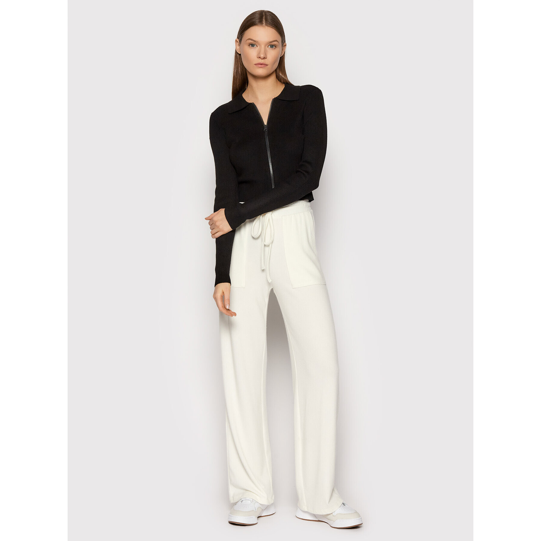 Noisy May Кардиган Pippi 27020310 Черен Slim Fit - Pepit.bg