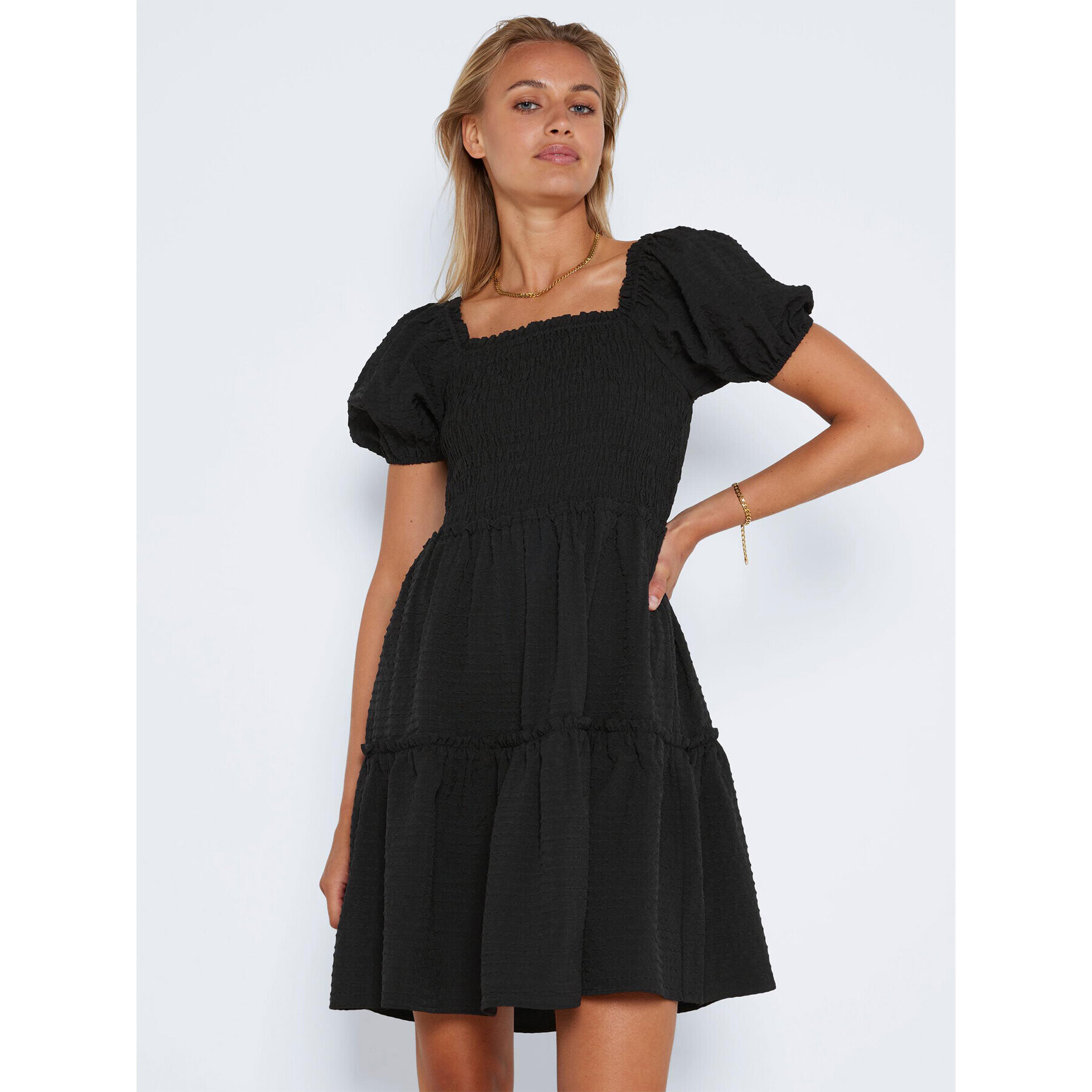 Noisy May Лятна рокля Stacey 27022435 Черен Regular Fit - Pepit.bg