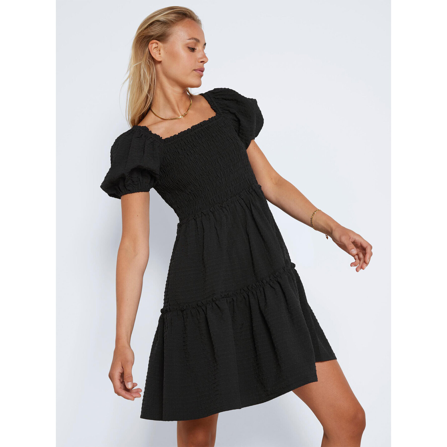 Noisy May Лятна рокля Stacey 27022435 Черен Regular Fit - Pepit.bg