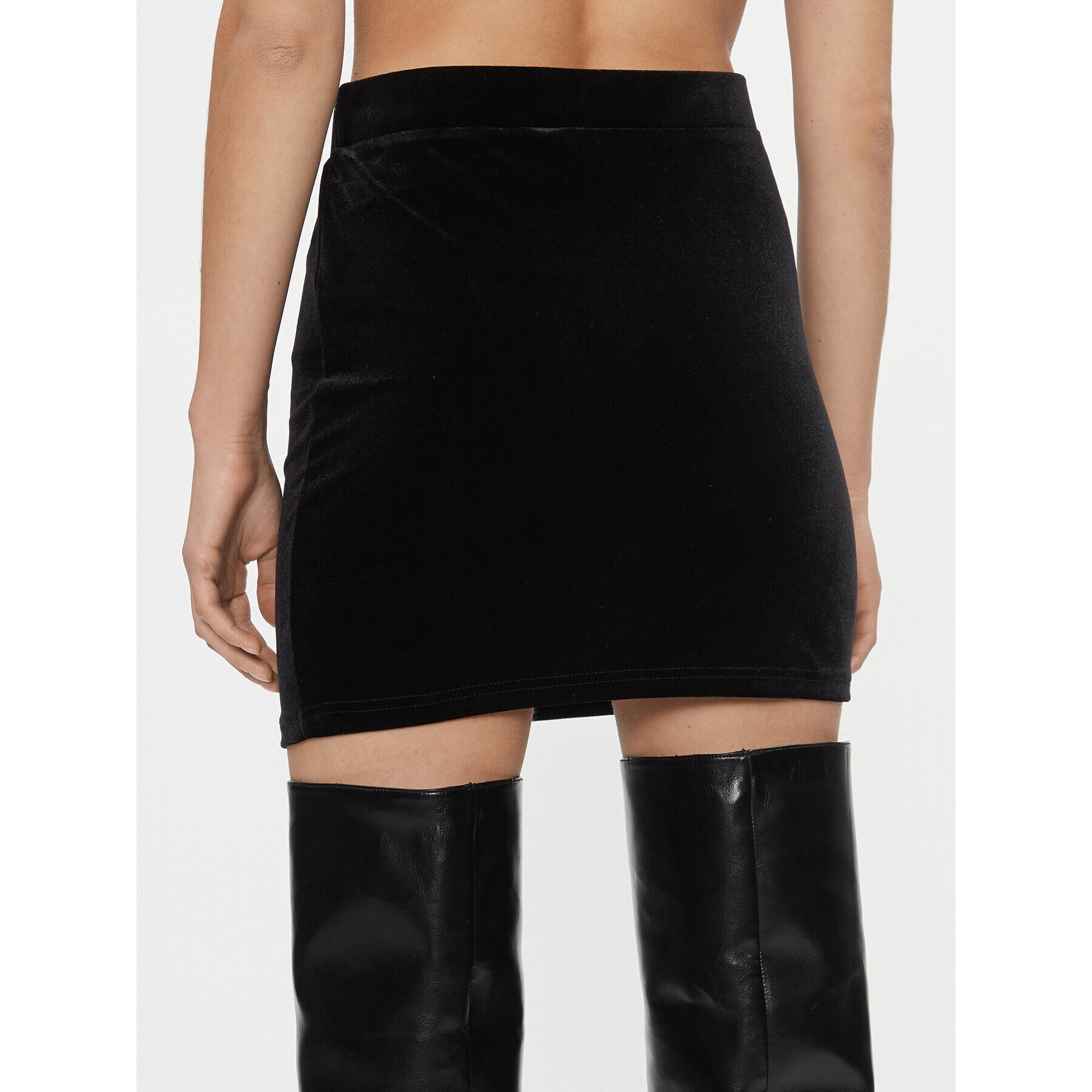 Noisy May Мини пола 27028373 Черен Slim Fit - Pepit.bg