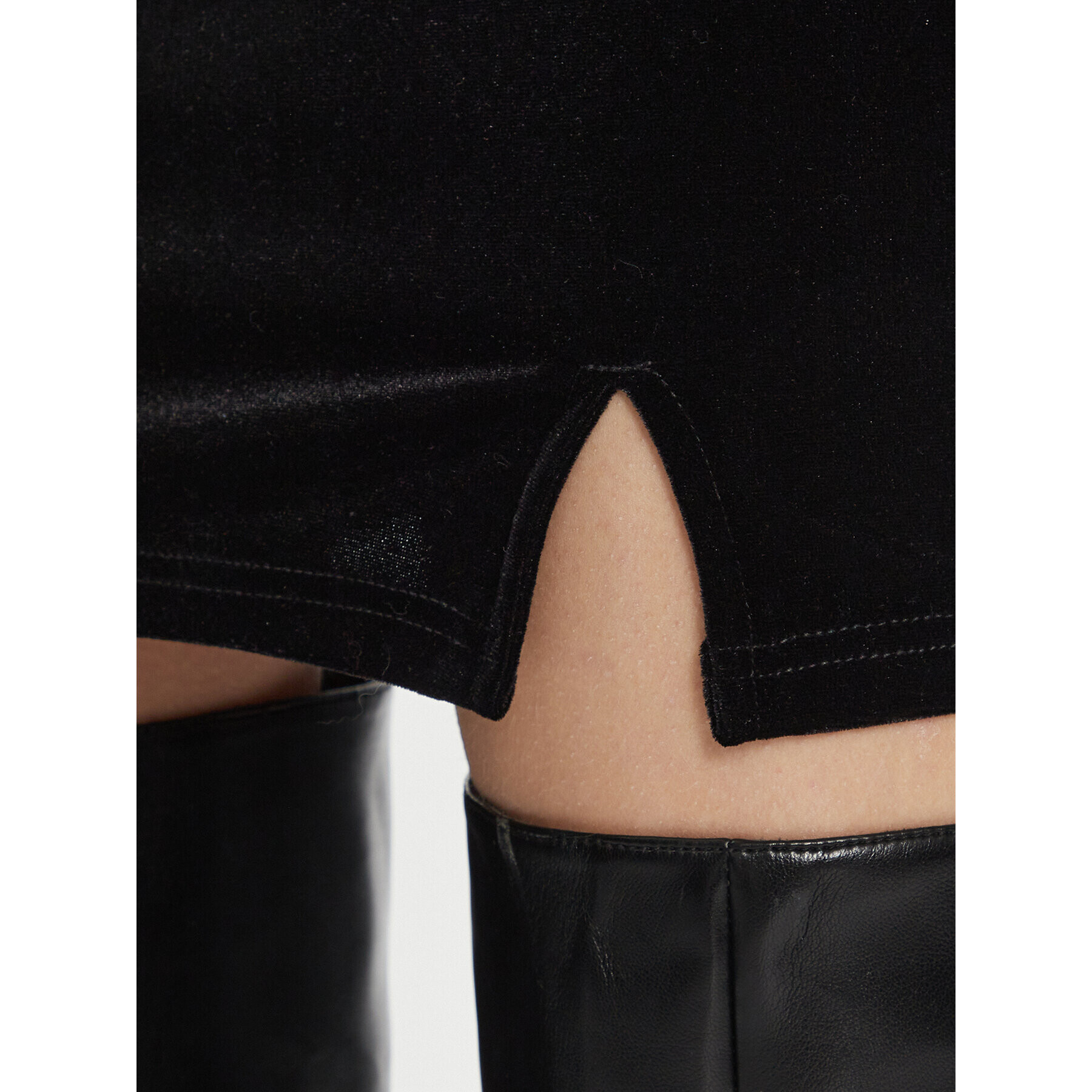 Noisy May Мини пола 27028373 Черен Slim Fit - Pepit.bg