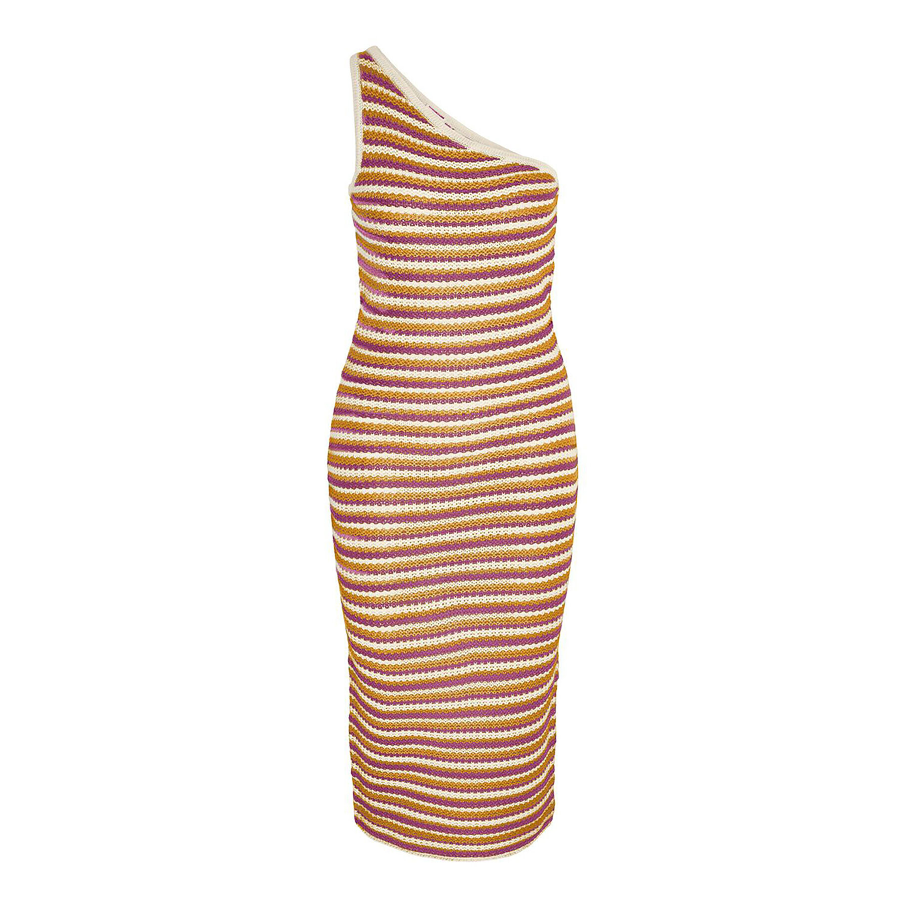 Noisy May Плетена рокля Dee 27025840 Бял Slim Fit - Pepit.bg