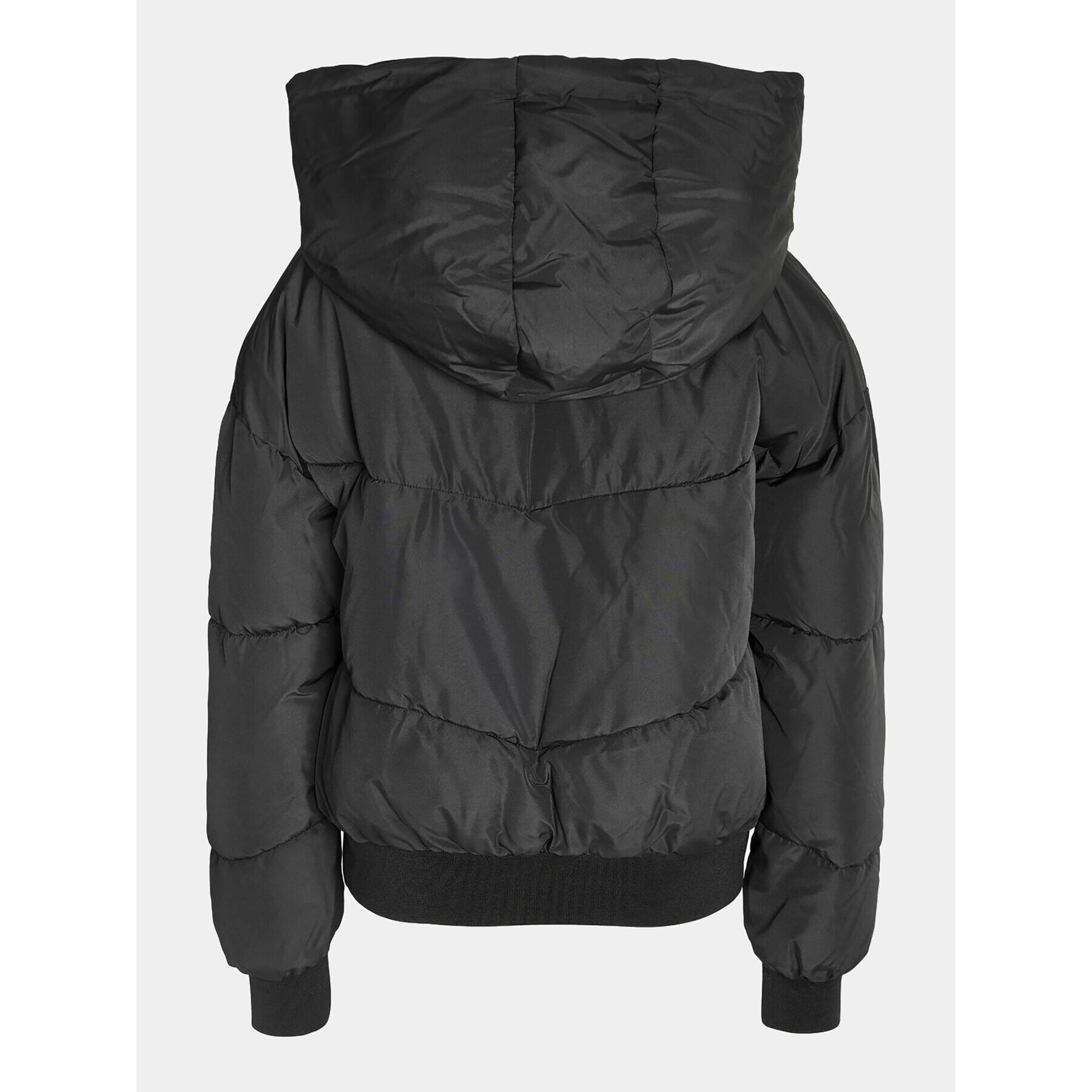 Noisy May Пухено яке 27026539 Черен Regular Fit - Pepit.bg