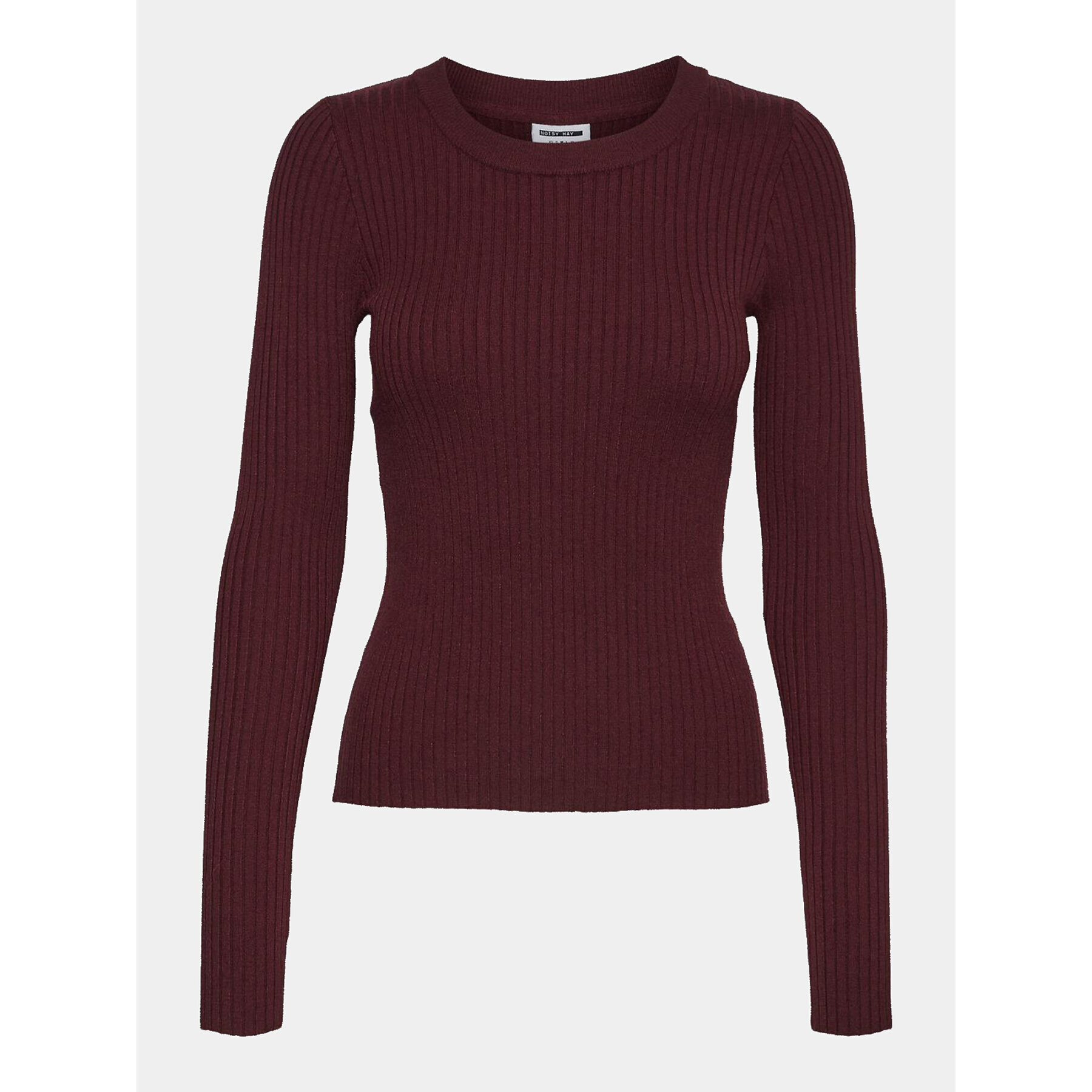 Noisy May Пуловер Ship 27020928 Бордо Slim Fit - Pepit.bg