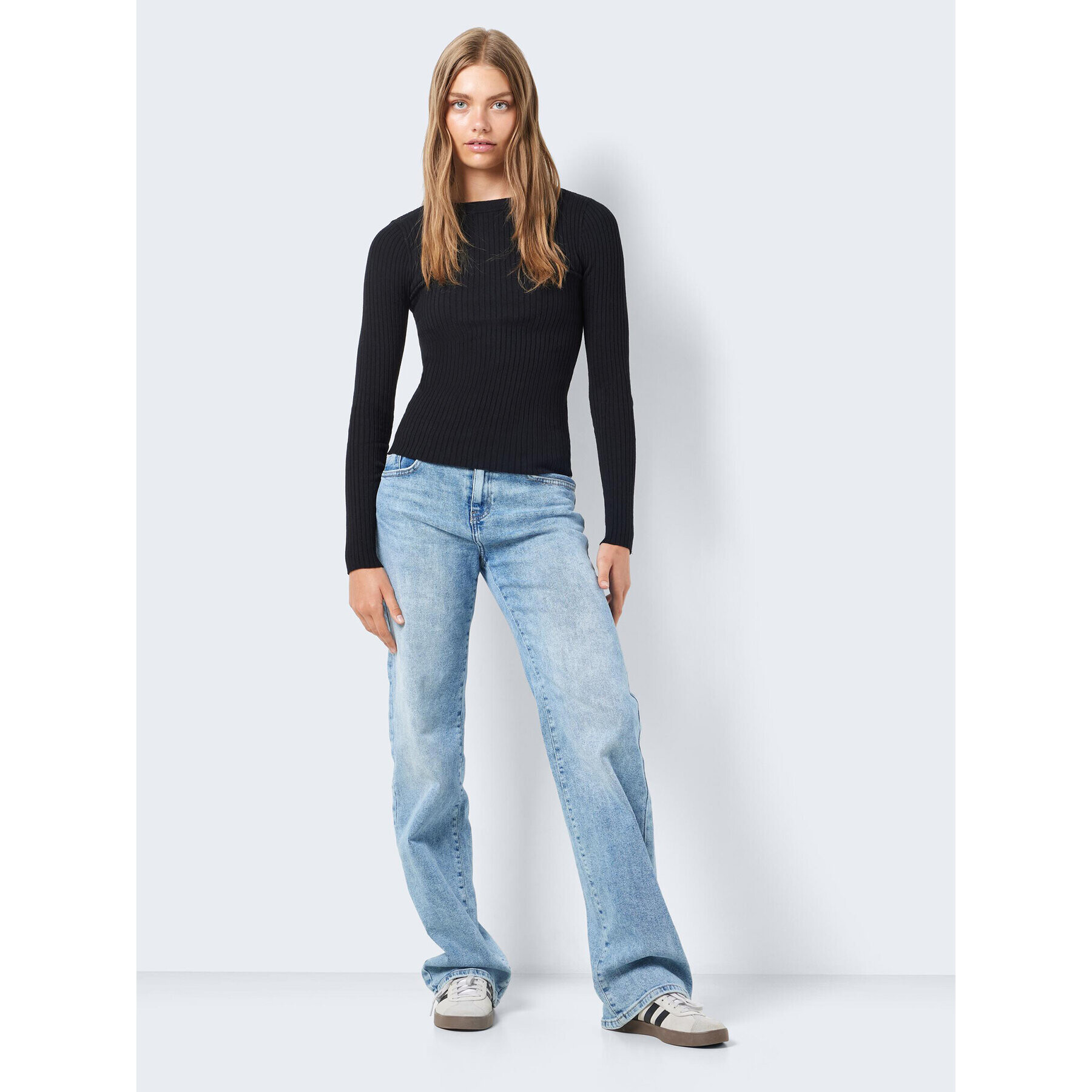 Noisy May Пуловер Ship 27020928 Черен Slim Fit - Pepit.bg