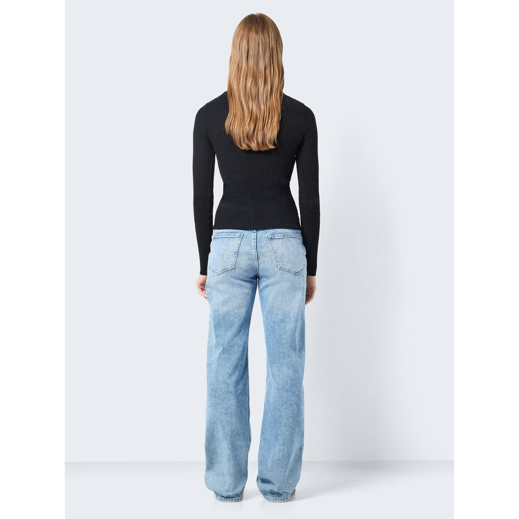Noisy May Пуловер Ship 27020928 Черен Slim Fit - Pepit.bg