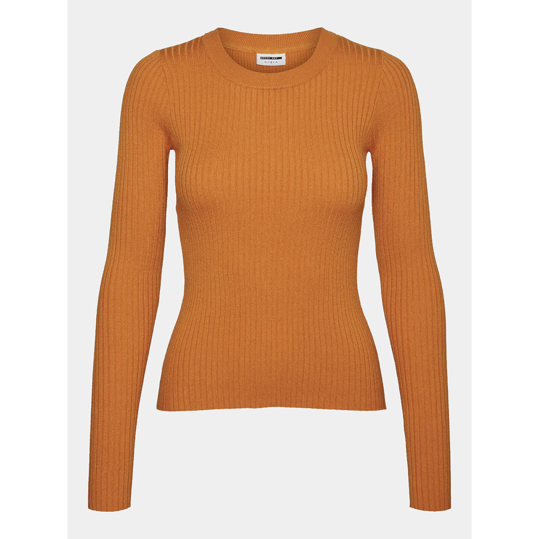 Noisy May Пуловер Ship 27020928 Оранжев Slim Fit - Pepit.bg