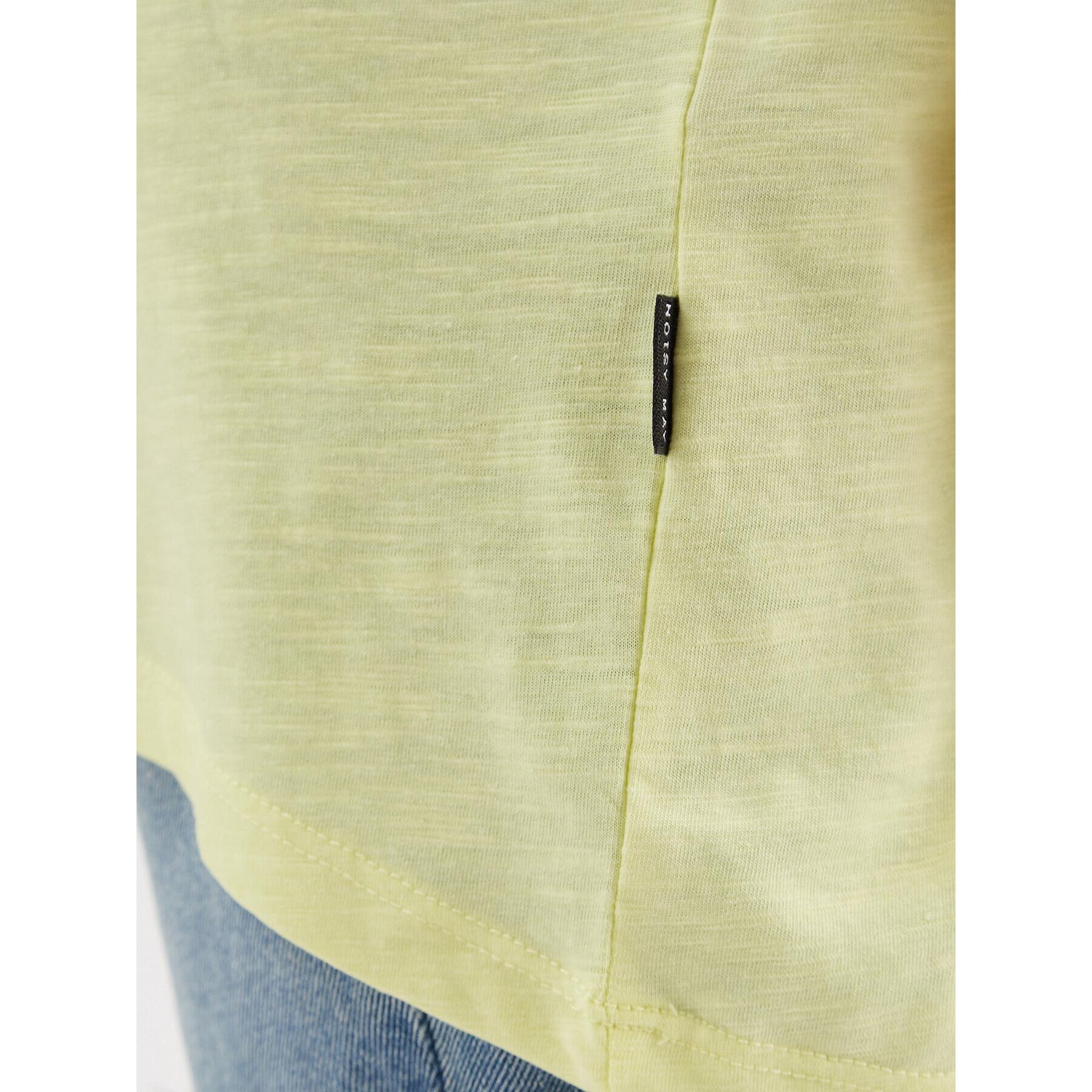 Noisy May Тишърт Mathilde 27002573 Жълт Oversize - Pepit.bg
