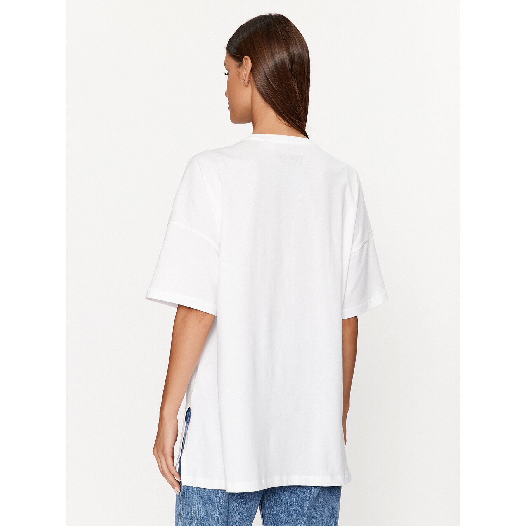 Noisy May Тишърт Curly 27029688 Бял Oversize - Pepit.bg