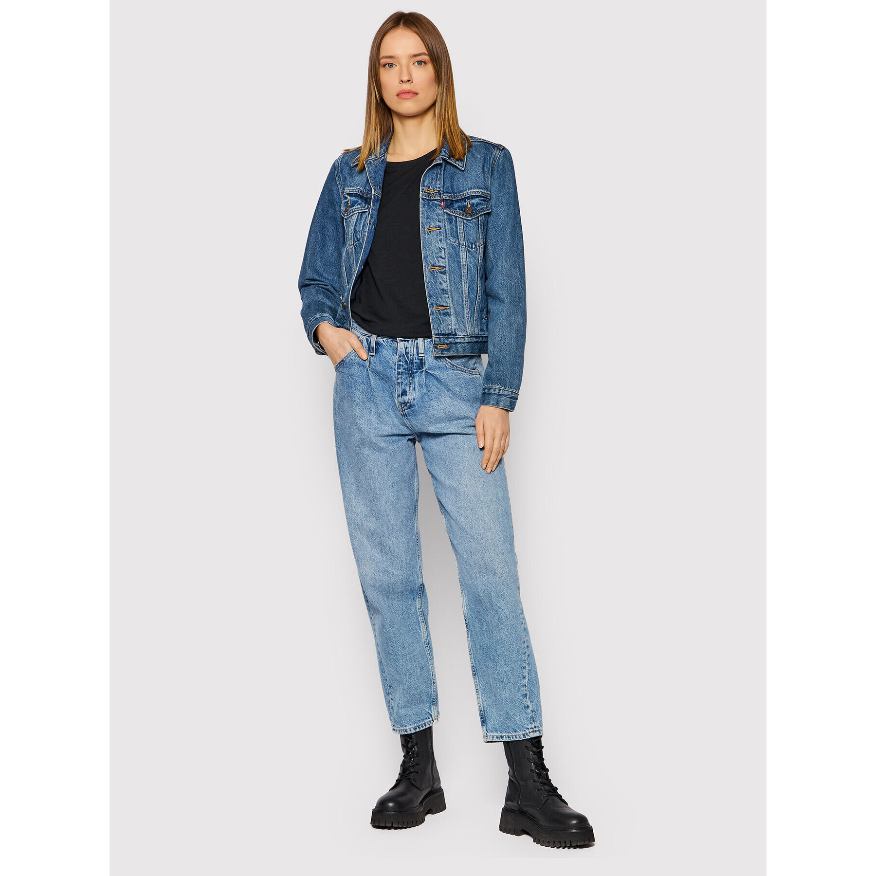 Noisy May Тишърт Mathilde 27002573 Черен Oversize - Pepit.bg