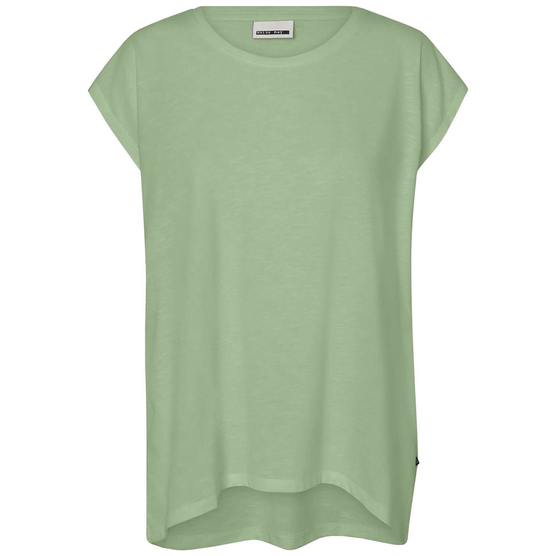 Noisy May Тишърт Mathilde 27002573 Зелен Oversize - Pepit.bg