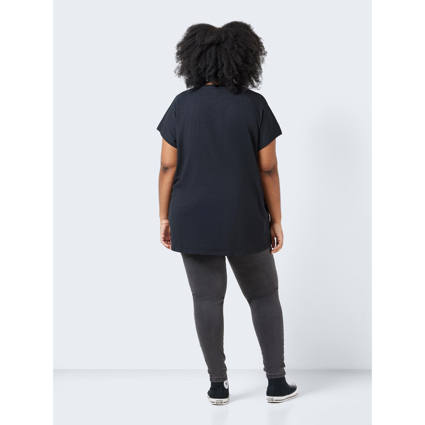 Noisy May Тишърт Mathilde 27016688 Черен Loose Fit - Pepit.bg