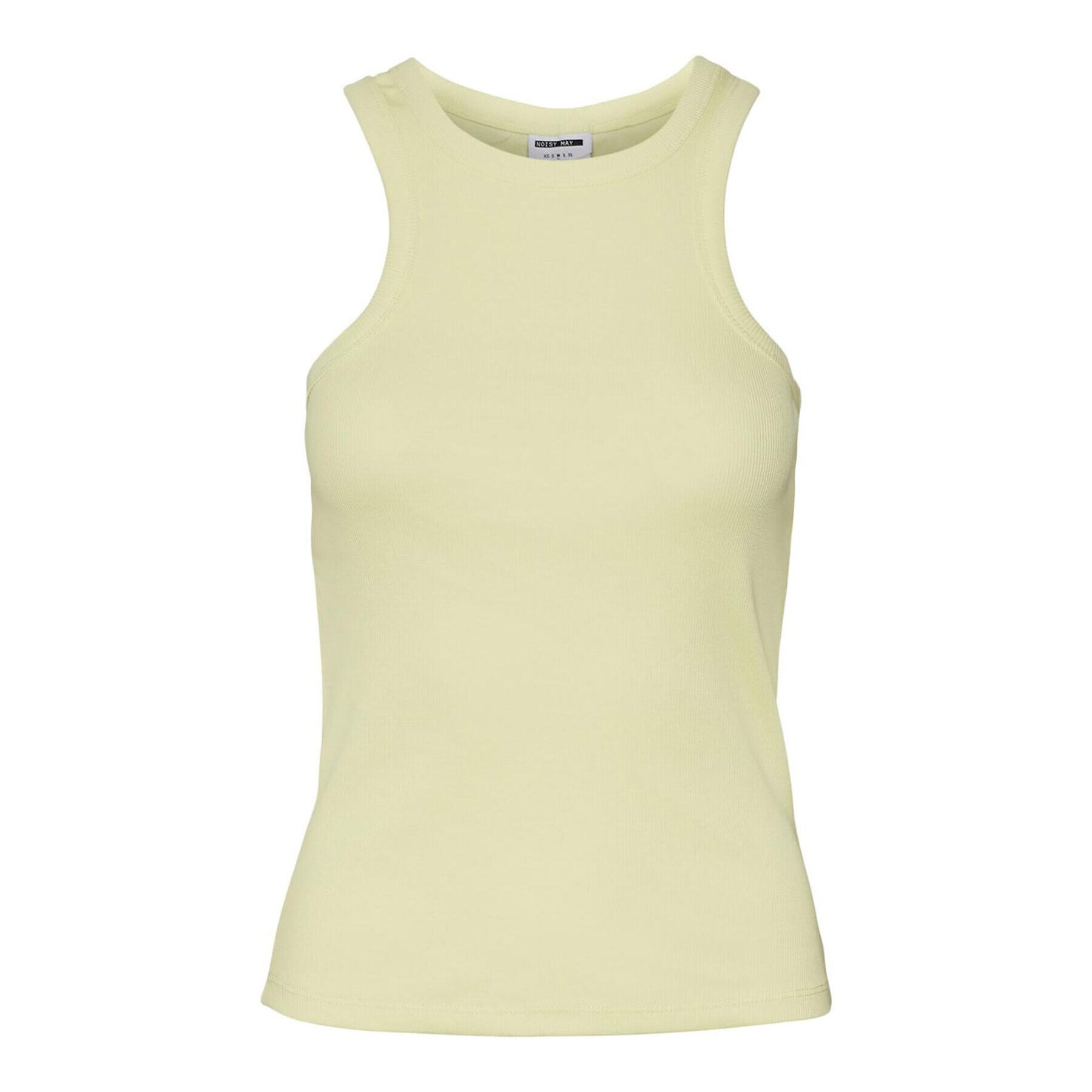 Noisy May топ Maya 27020871 Жълт Slim Fit - Pepit.bg