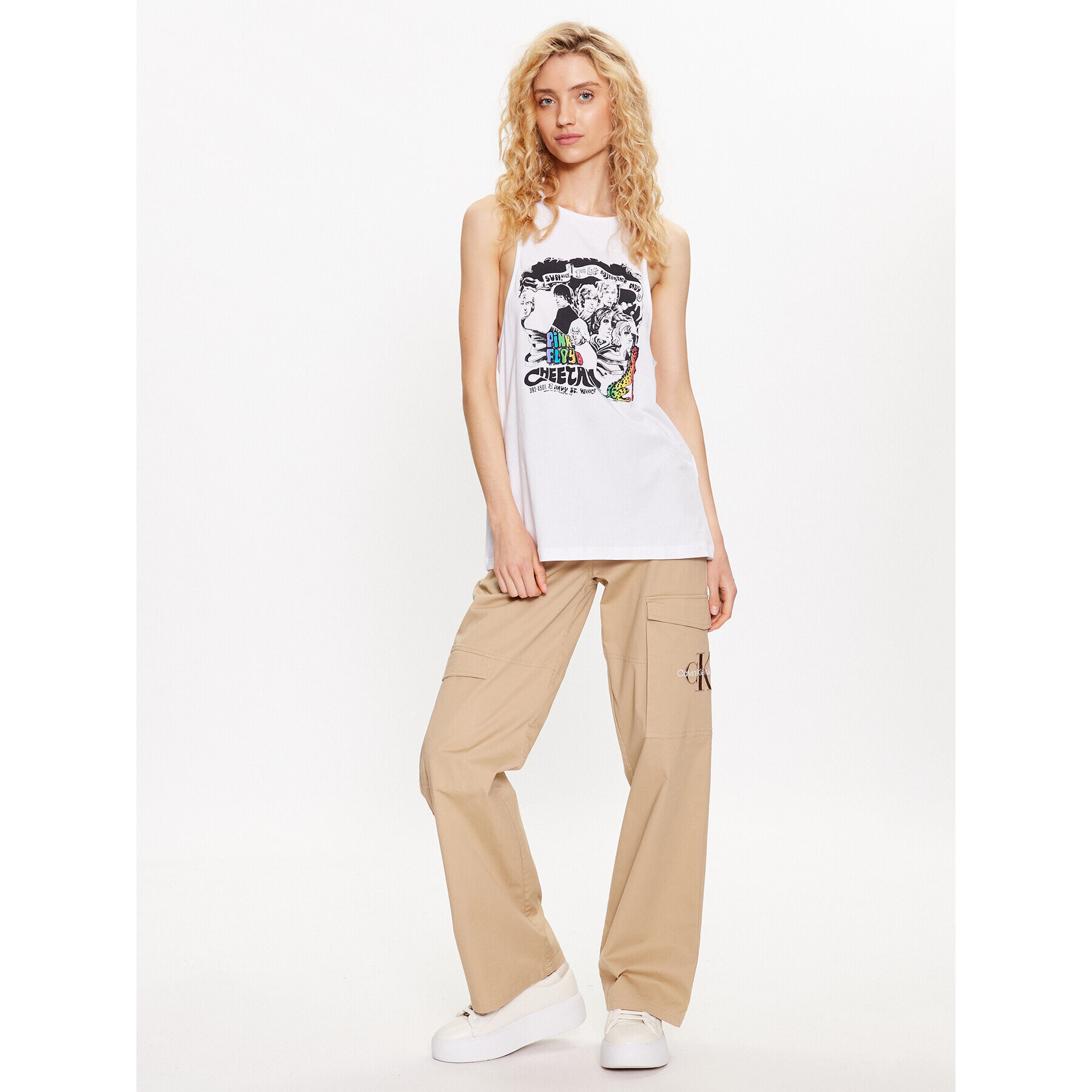 Noisy May топ Joleen 27025621 Бял Regular Fit - Pepit.bg