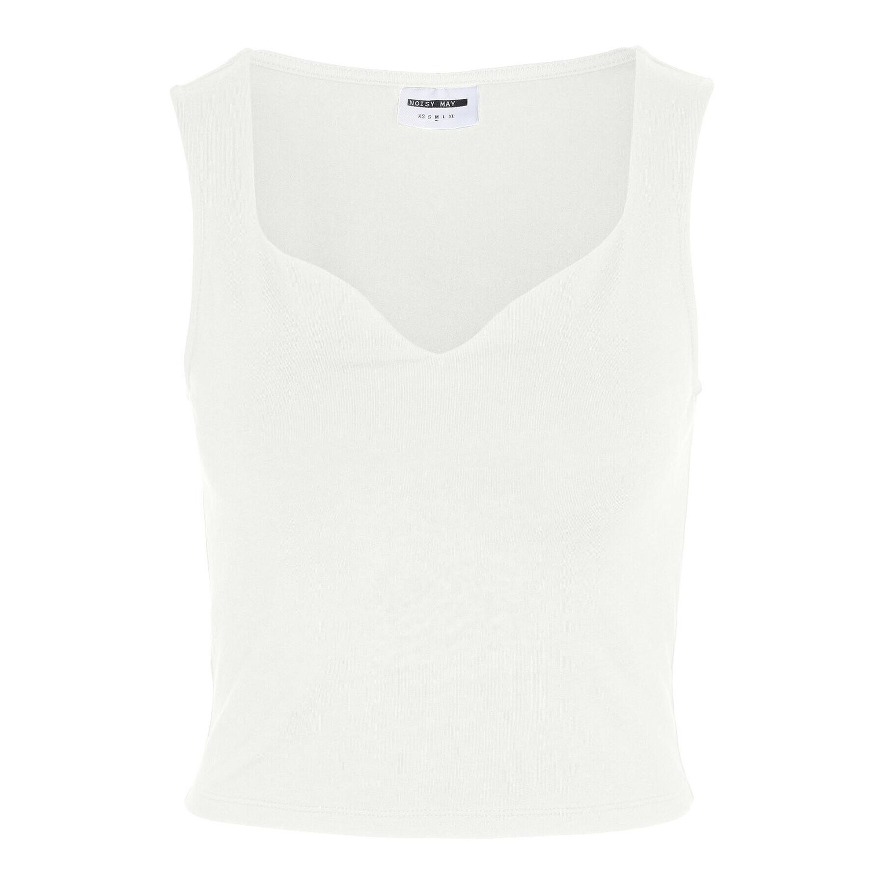Noisy May топ Kerry 27027116 Бял Slim Fit - Pepit.bg