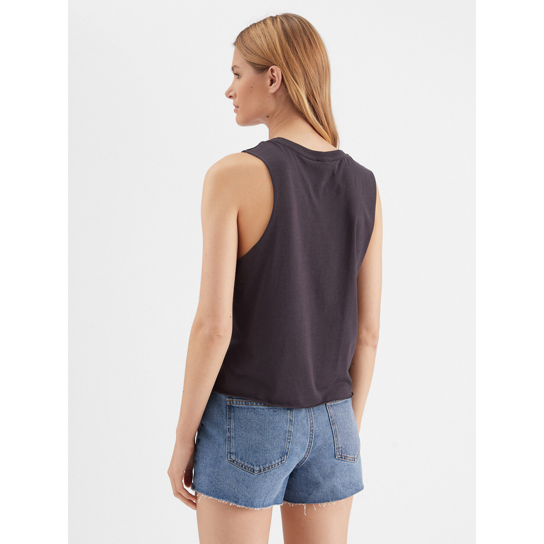 Noisy May топ Max 27024416 Сив Relaxed Fit - Pepit.bg