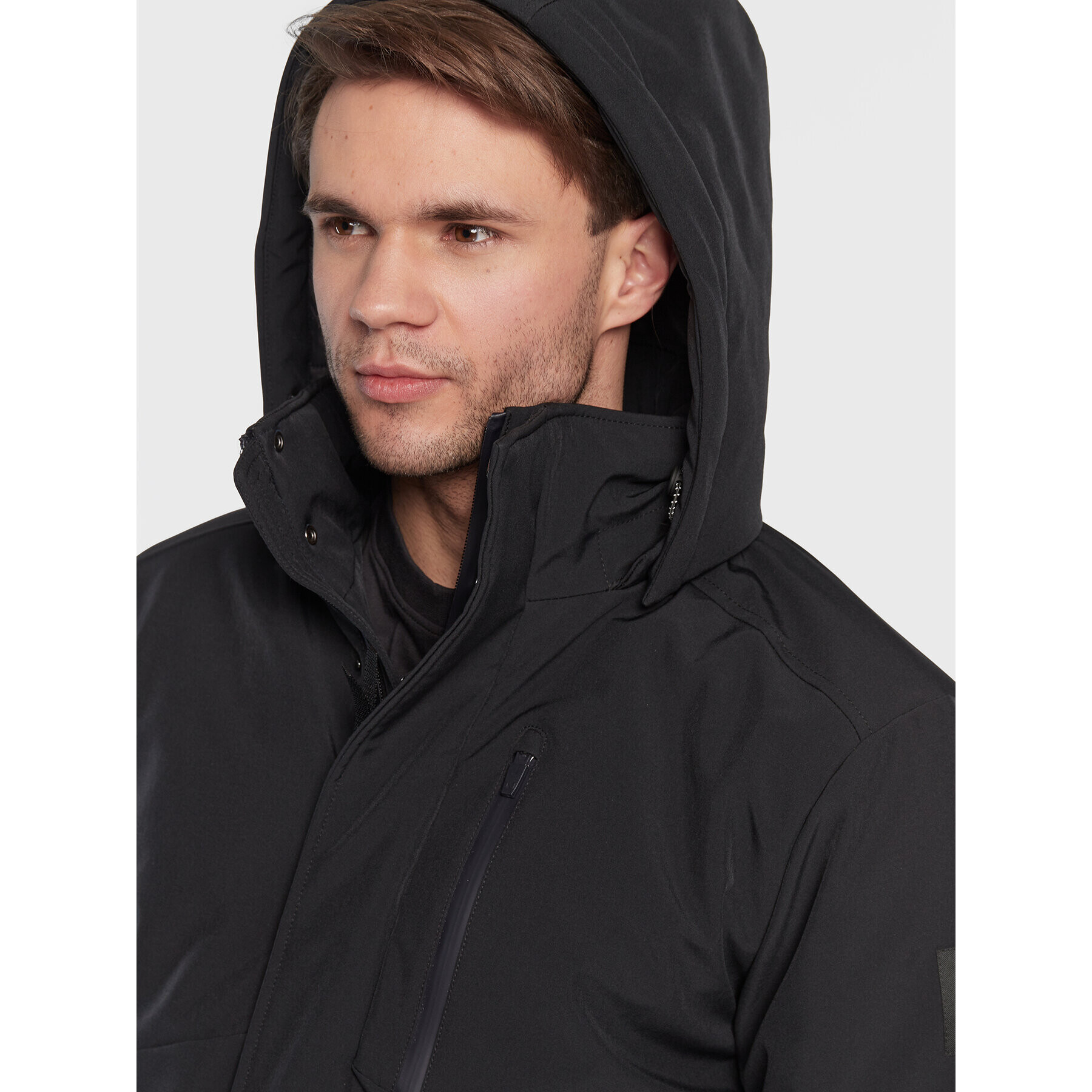 North Sails Парка Varberg 603154 Черен Regular Fit - Pepit.bg
