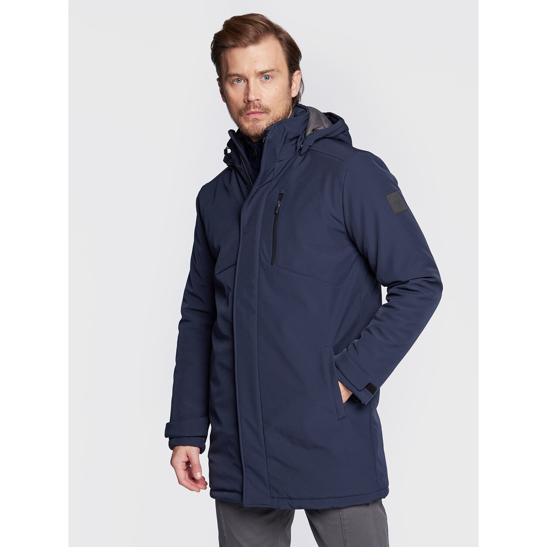 North Sails Парка Varberg 603154 Тъмносин Regular Fit - Pepit.bg