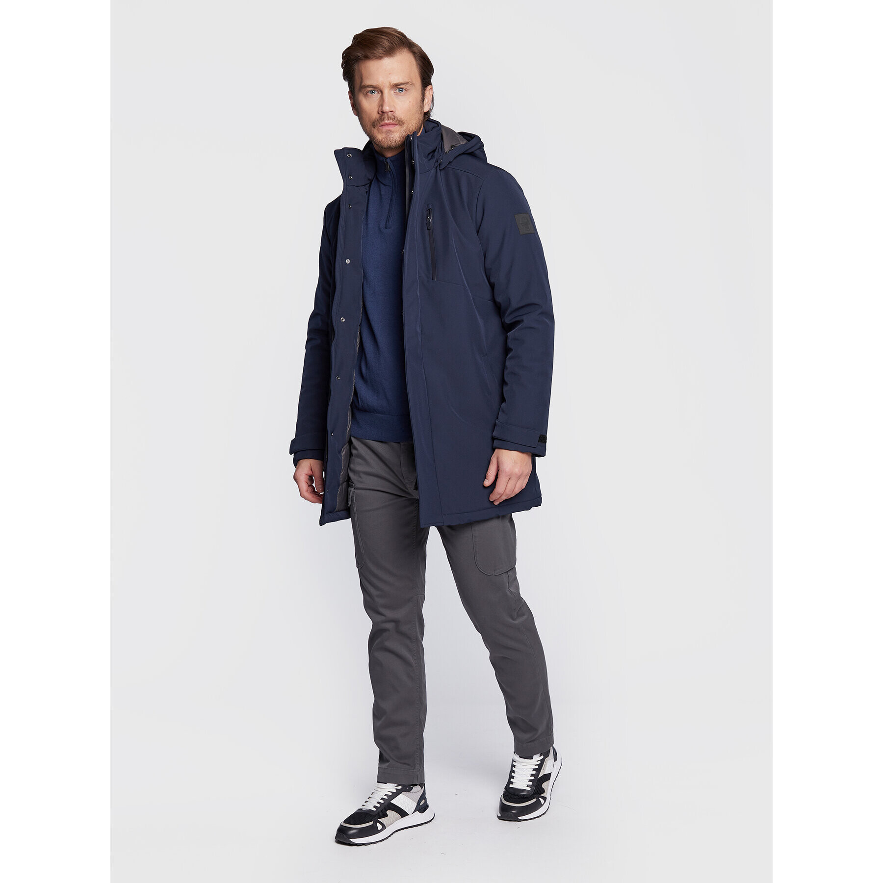 North Sails Парка Varberg 603154 Тъмносин Regular Fit - Pepit.bg