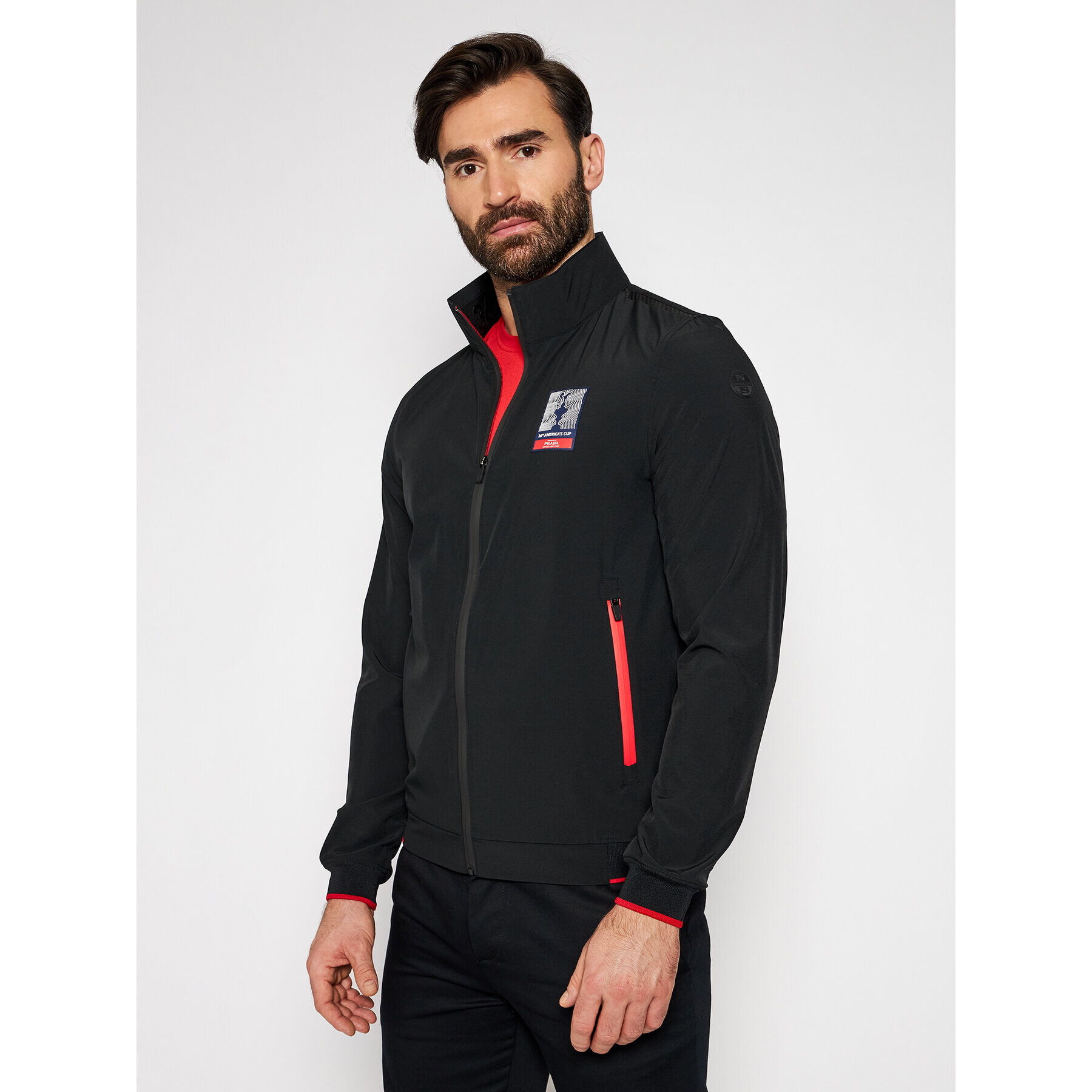 North Sails Преходно яке PRADA Perth 450106 Черен Regular FIt - Pepit.bg