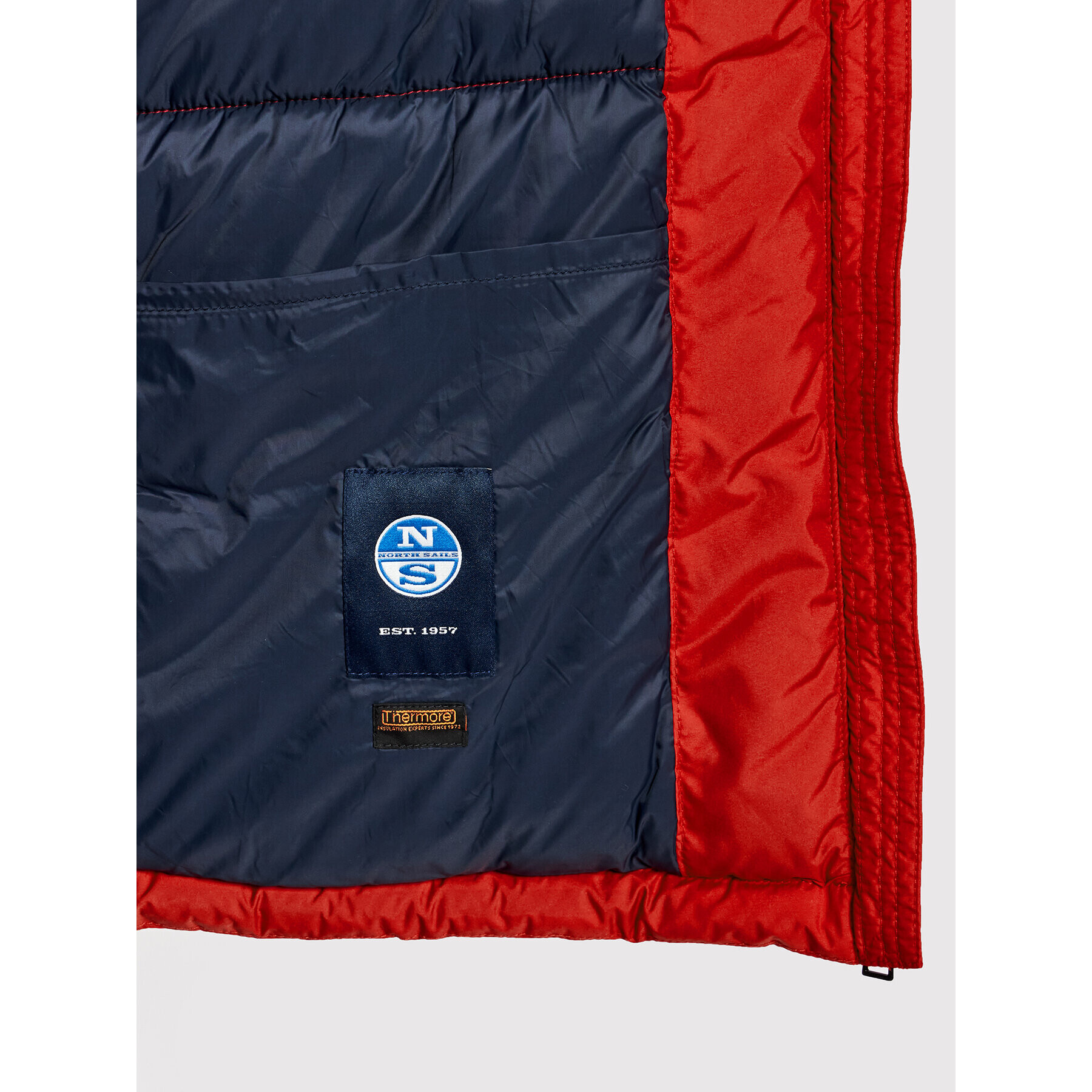 North Sails Пухено яке Dock 602940 Червен Regular Fit - Pepit.bg