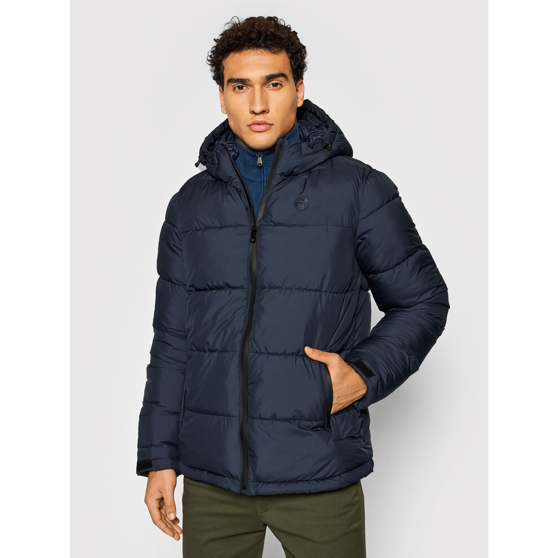 North Sails Пухено яке Dock 602940 Тъмносин Regular Fit - Pepit.bg