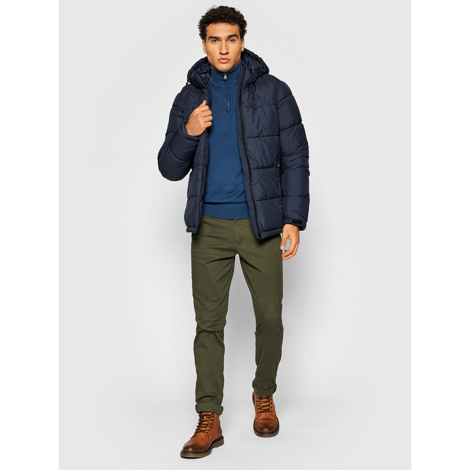 North Sails Пухено яке Dock 602940 Тъмносин Regular Fit - Pepit.bg