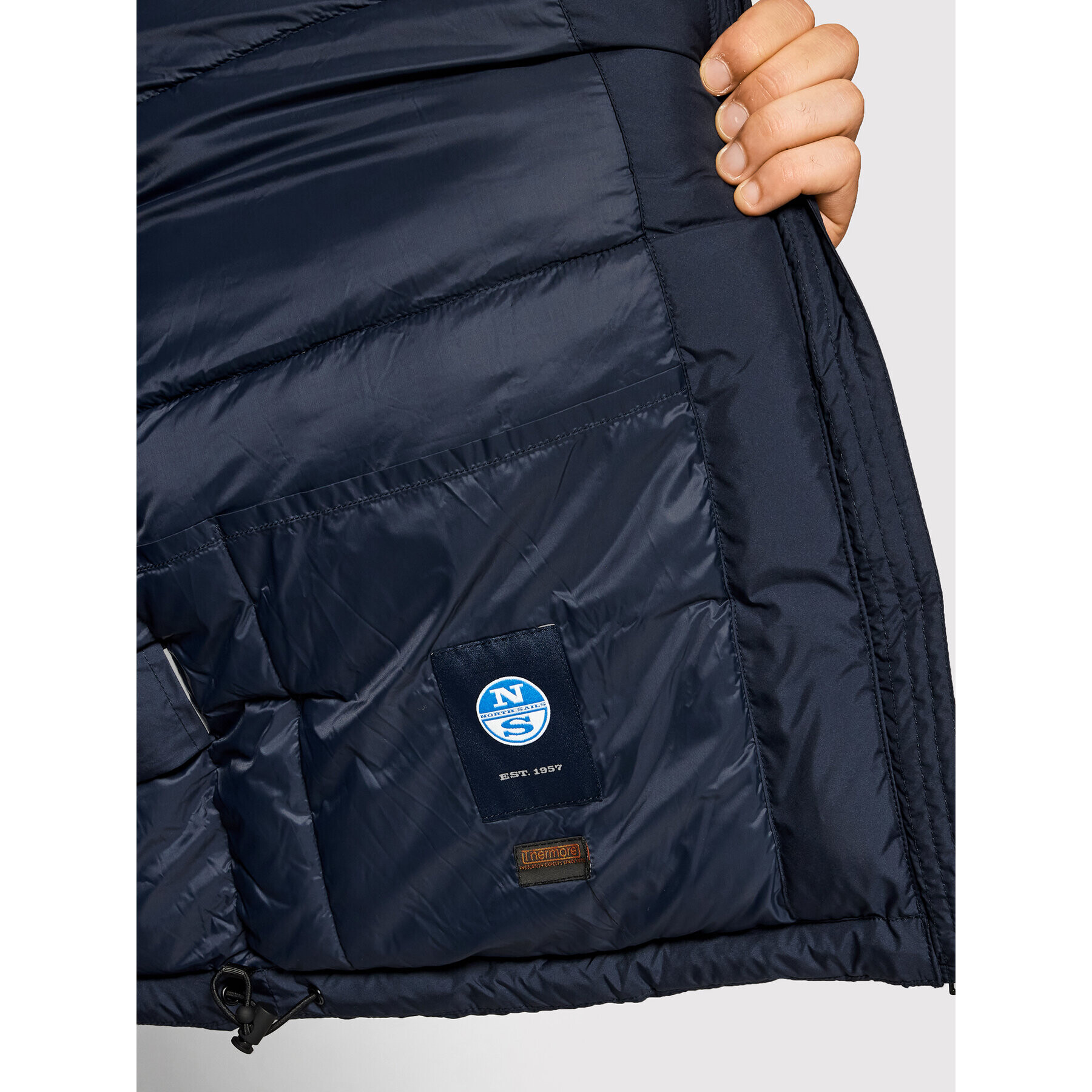 North Sails Пухено яке Dock 602940 Тъмносин Regular Fit - Pepit.bg