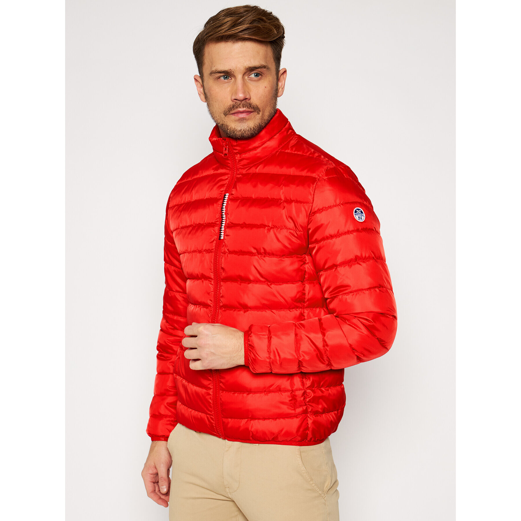 North Sails Пухено яке Skye 2 602828 Червен Regular Fit - Pepit.bg