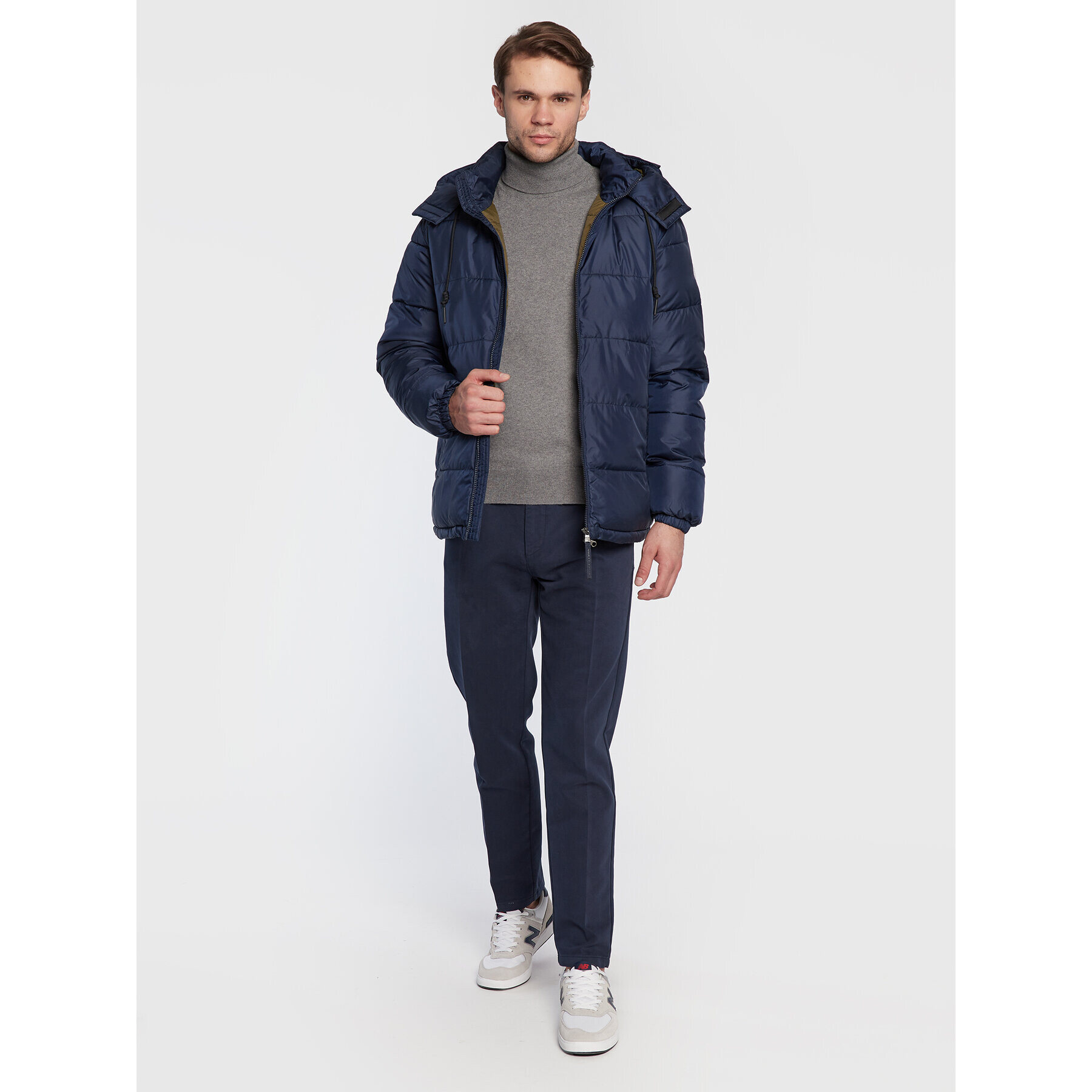 North Sails Пухено яке Olden 603137 Тъмносин Regular Fit - Pepit.bg