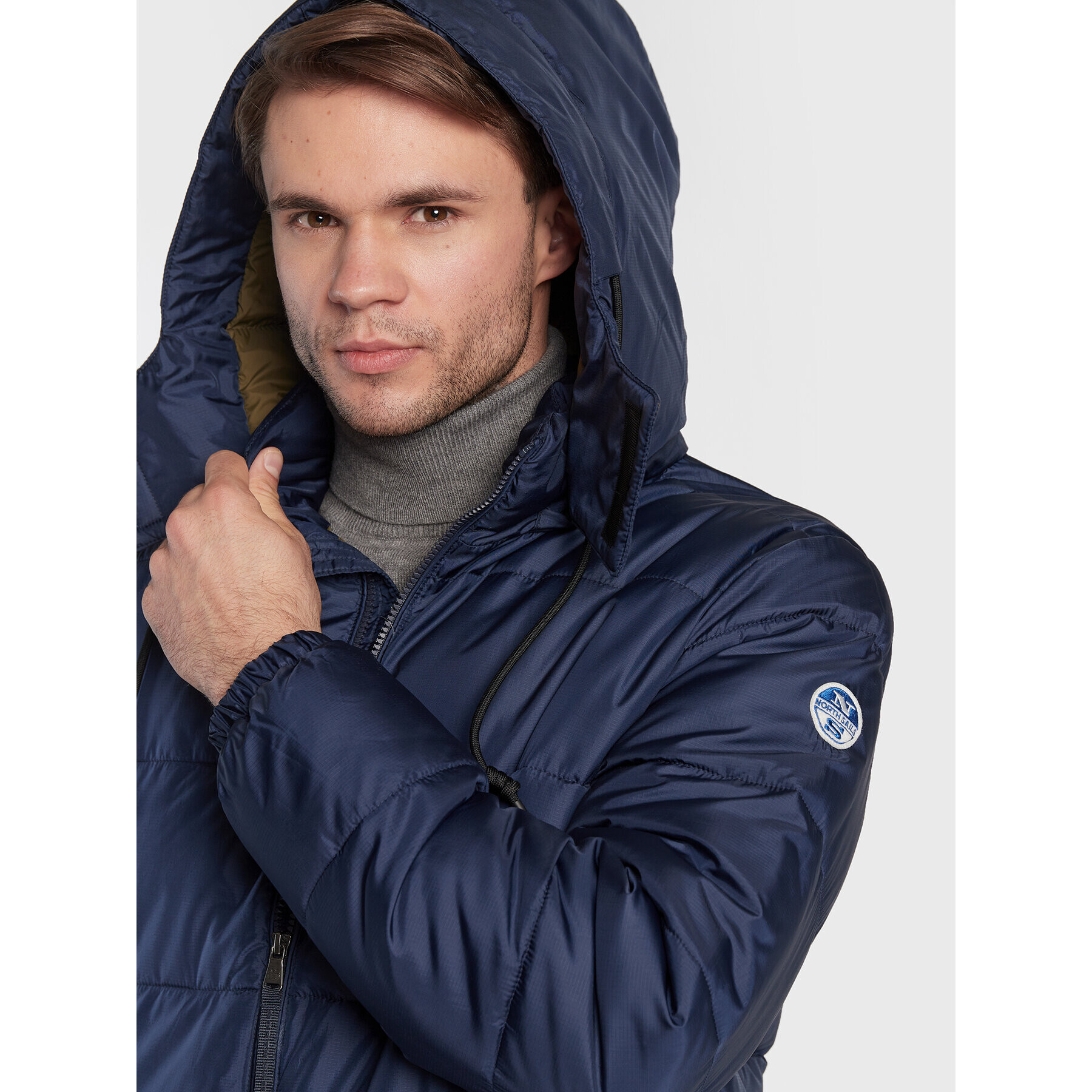 North Sails Пухено яке Olden 603137 Тъмносин Regular Fit - Pepit.bg