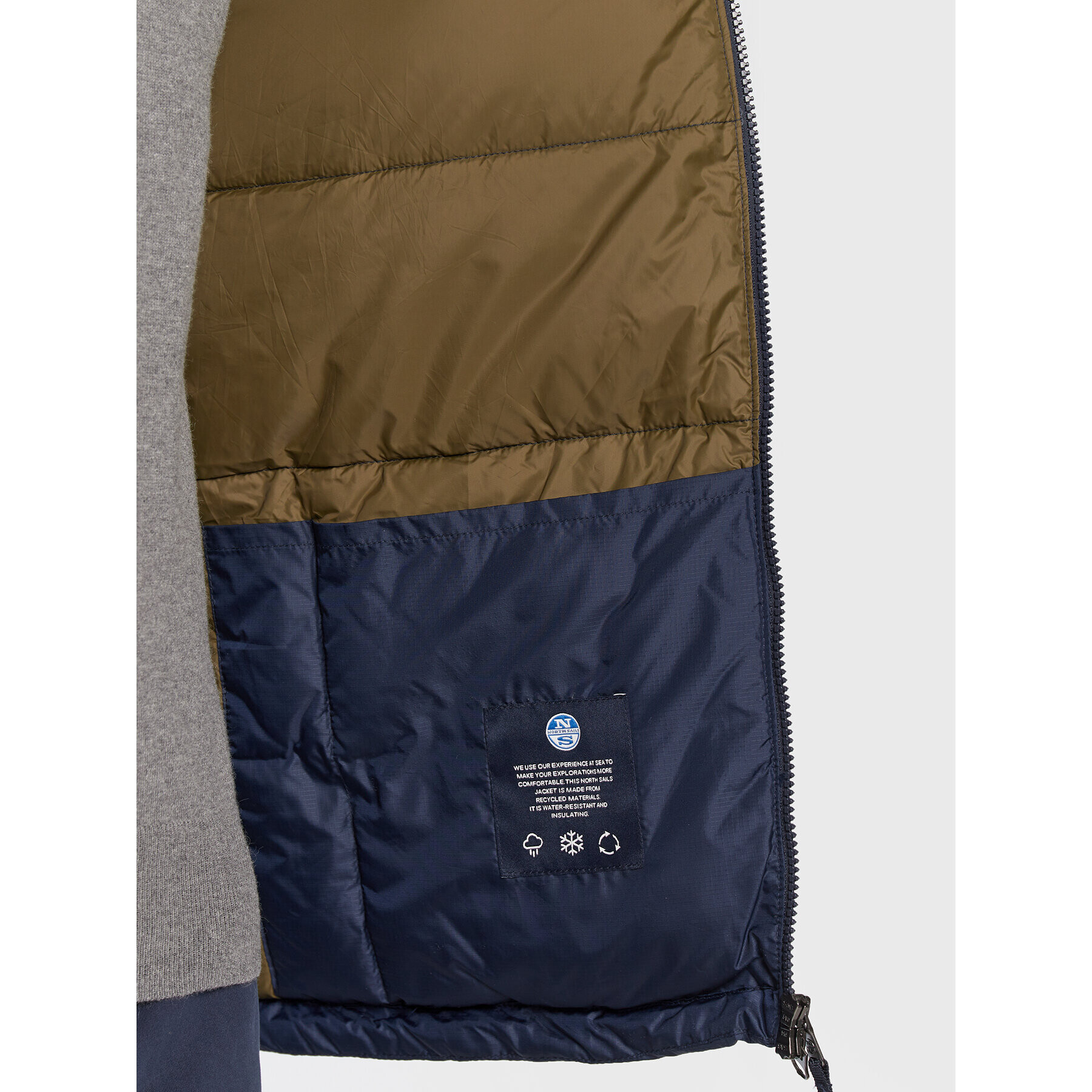 North Sails Пухено яке Olden 603137 Тъмносин Regular Fit - Pepit.bg