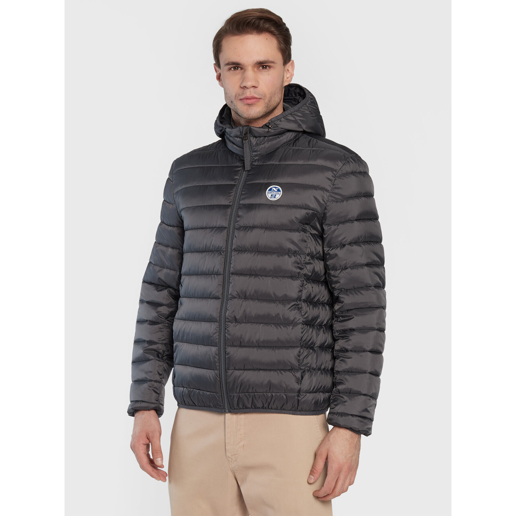 North Sails Пухено яке Skye 603136 Сив Regular Fit - Pepit.bg