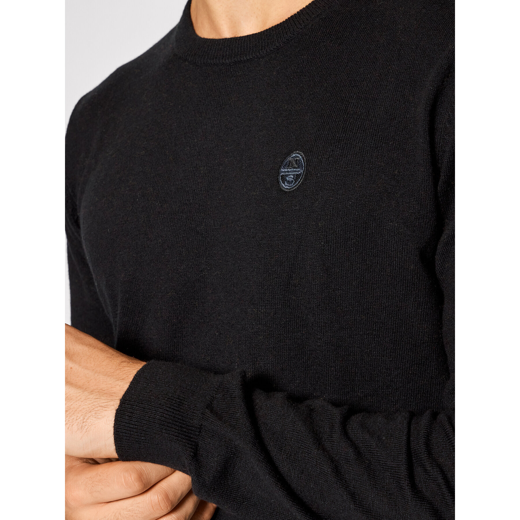 North Sails Пуловер 699430 Черен Regular Fit - Pepit.bg