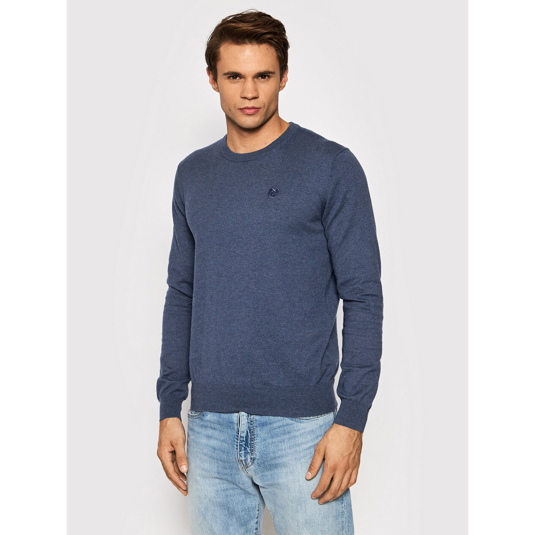 North Sails Пуловер 699430 Син Regular Fit - Pepit.bg