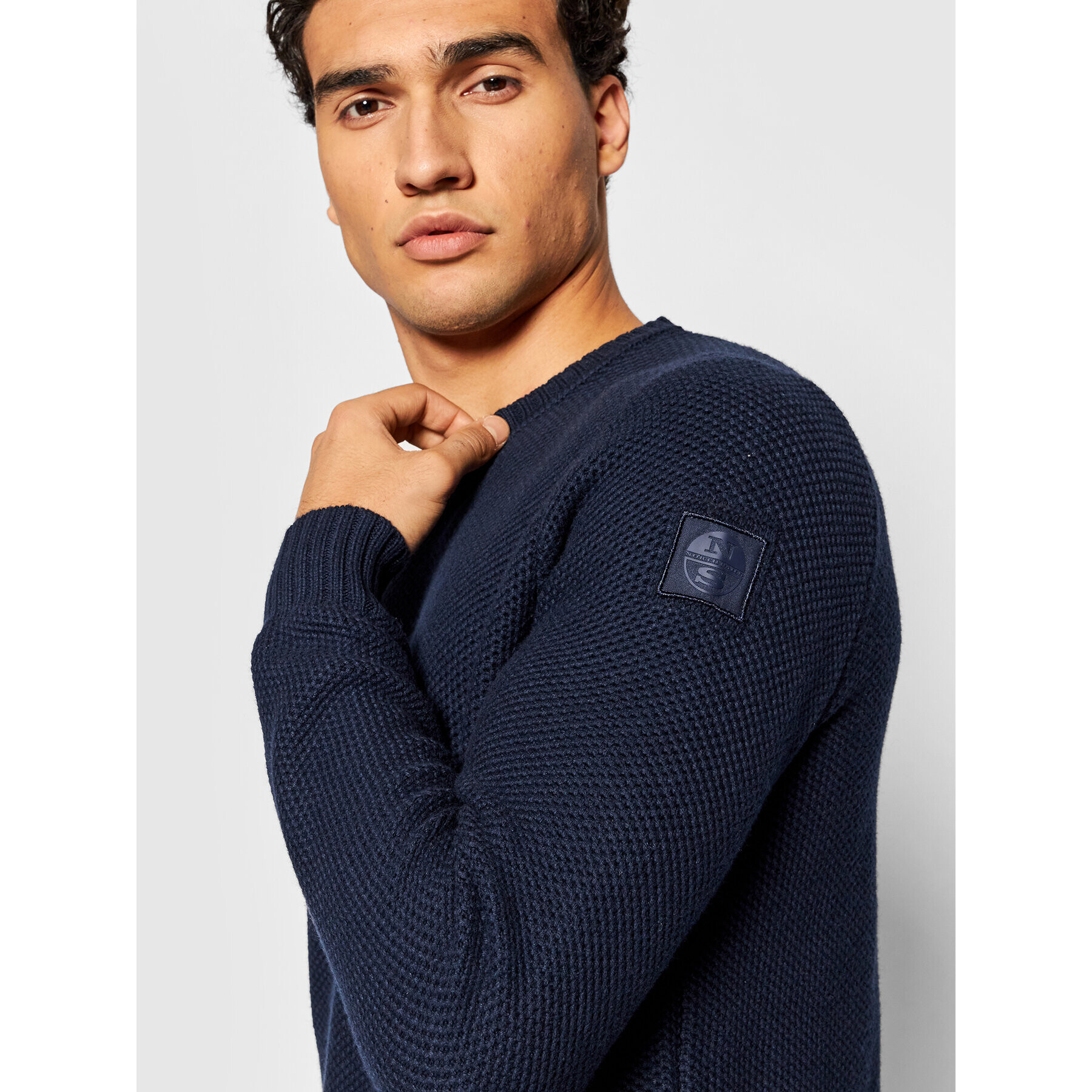 North Sails Пуловер 699444 Тъмносин Regular Fit - Pepit.bg