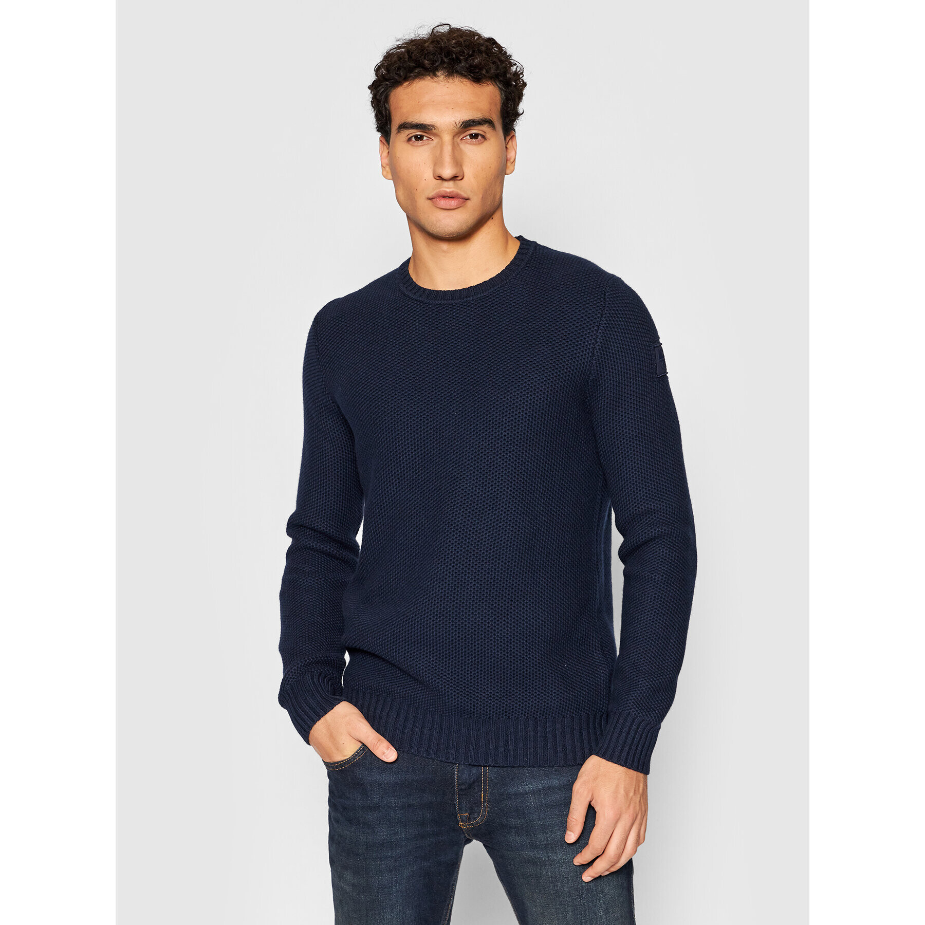 North Sails Пуловер 699444 Тъмносин Regular Fit - Pepit.bg