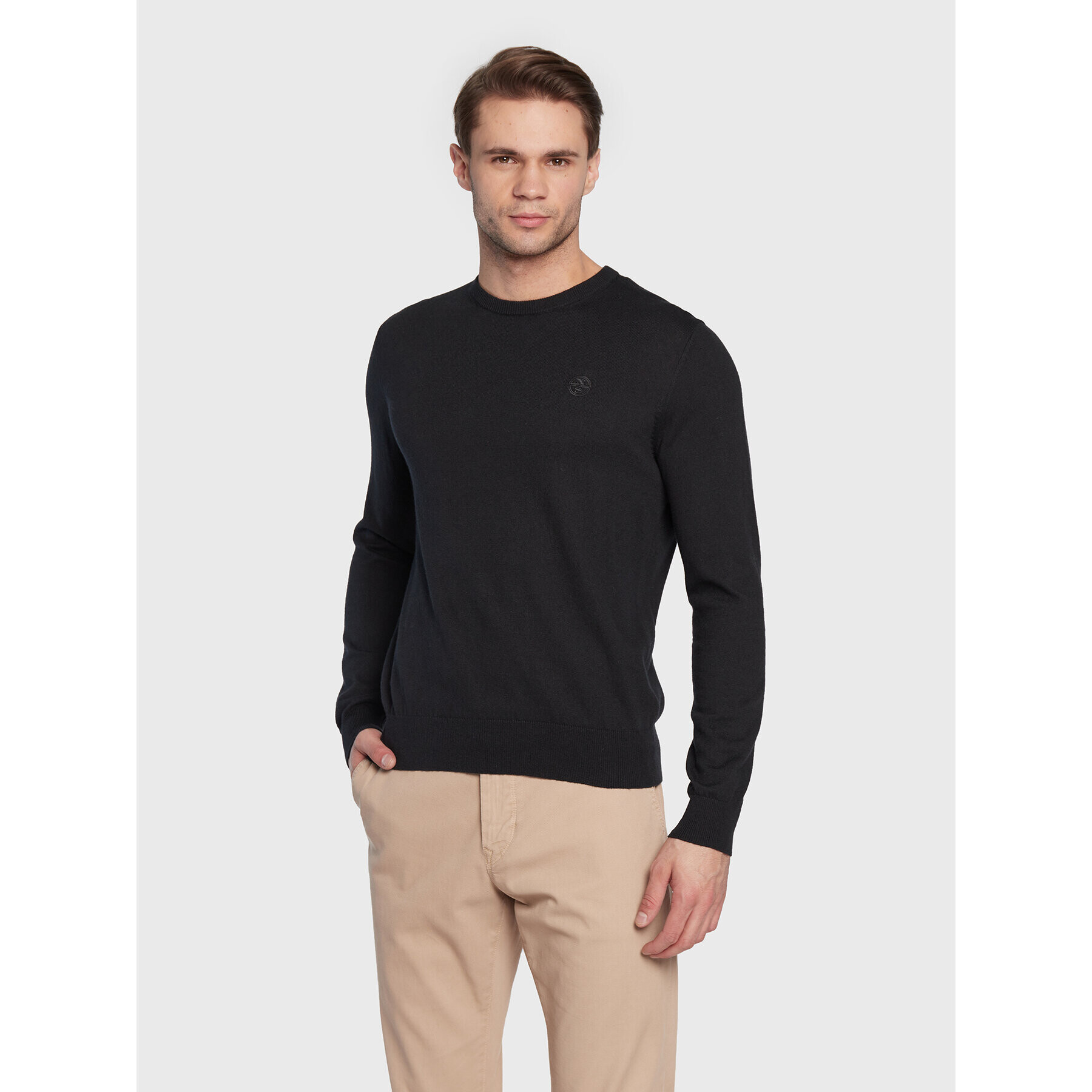 North Sails Пуловер 699500 Черен Regular Fit - Pepit.bg