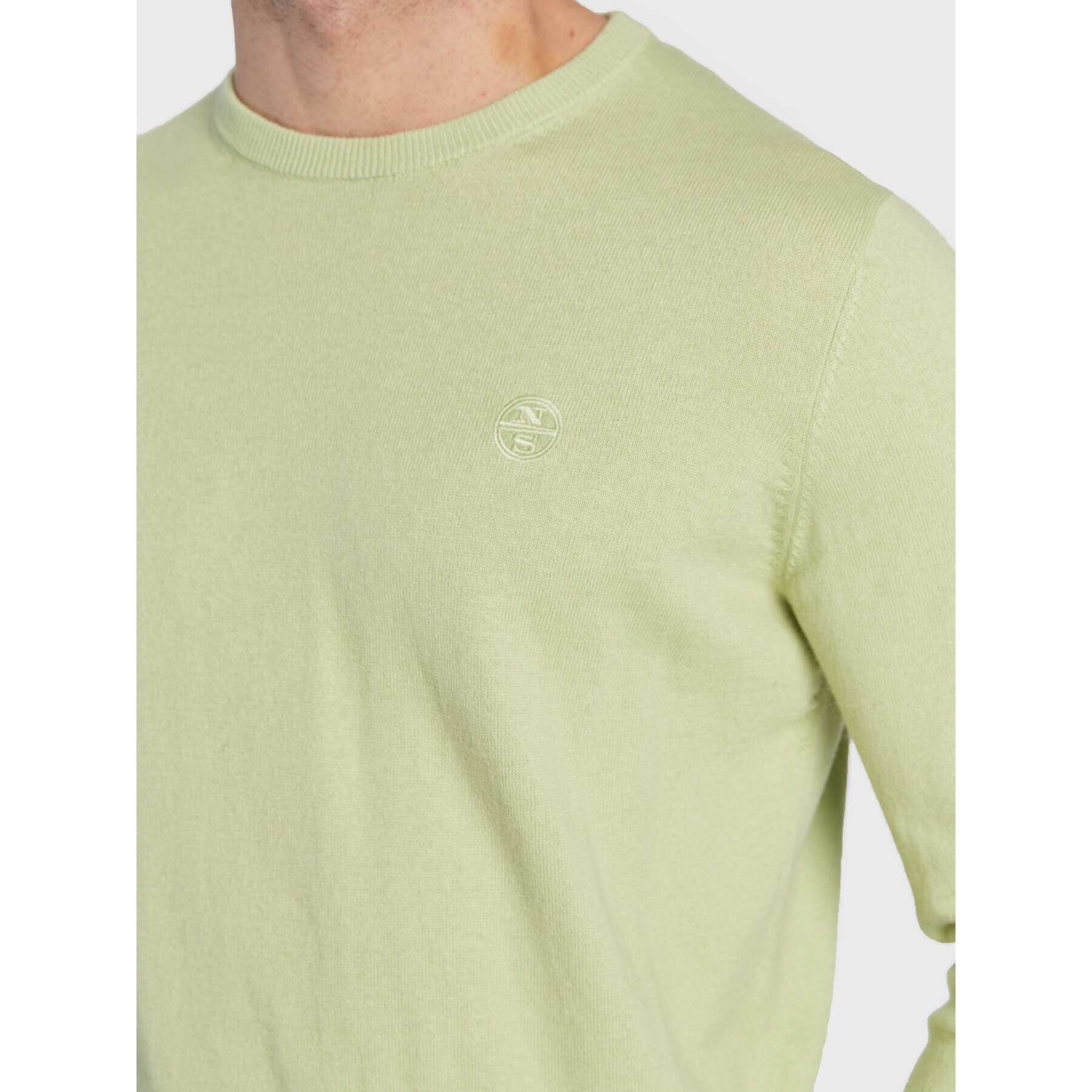 North Sails Пуловер 699500 Зелен Regular Fit - Pepit.bg