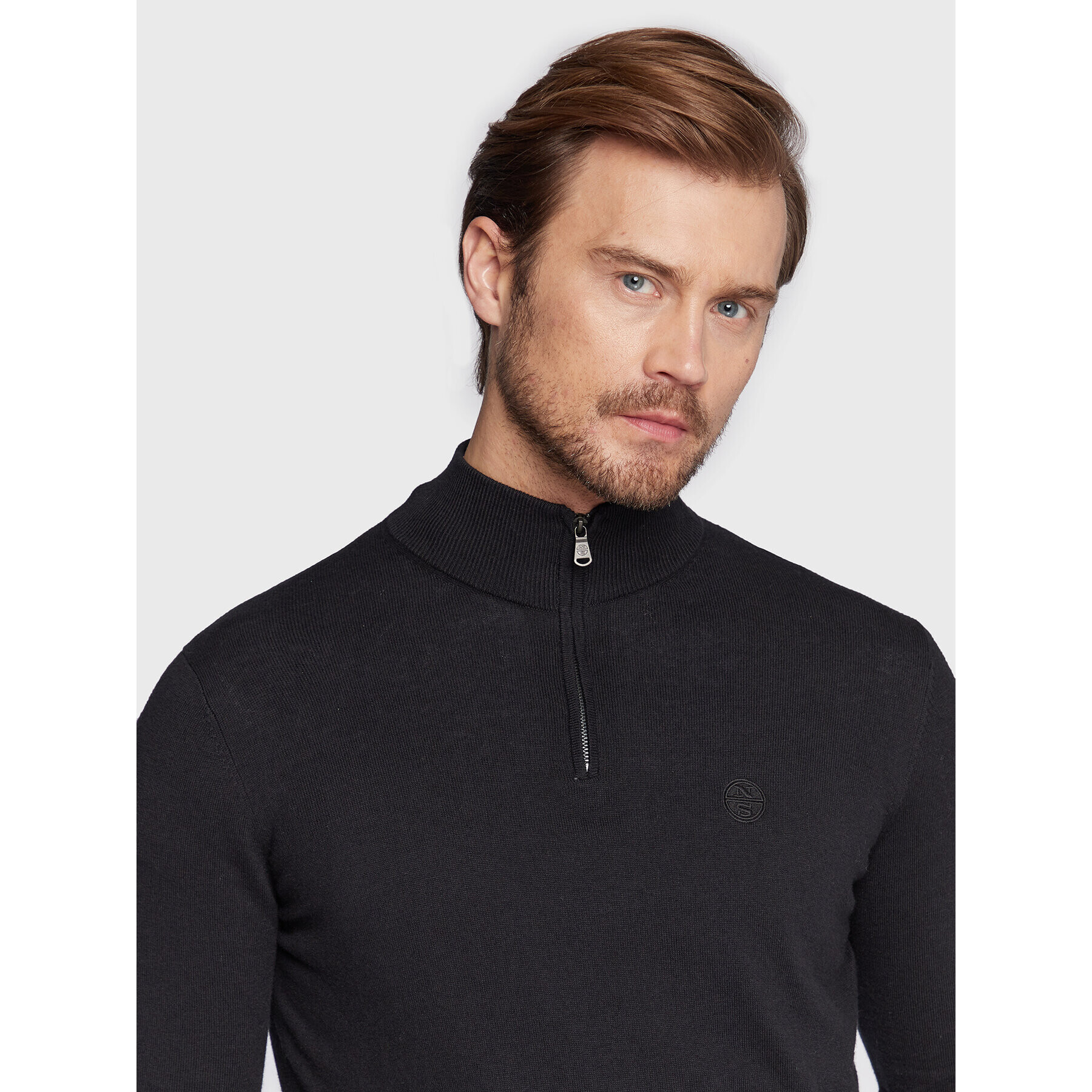 North Sails Пуловер 699502 Черен Regular Fit - Pepit.bg