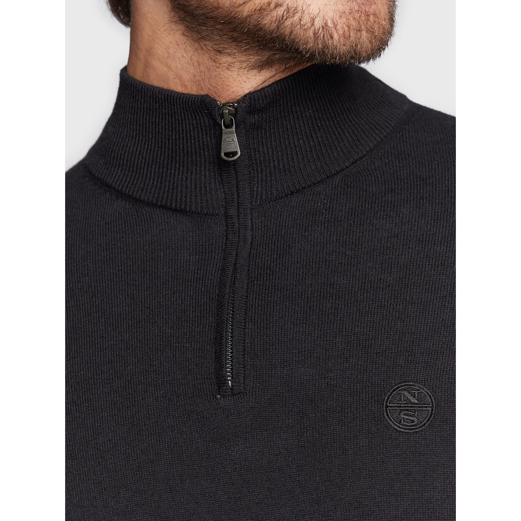 North Sails Пуловер 699502 Черен Regular Fit - Pepit.bg