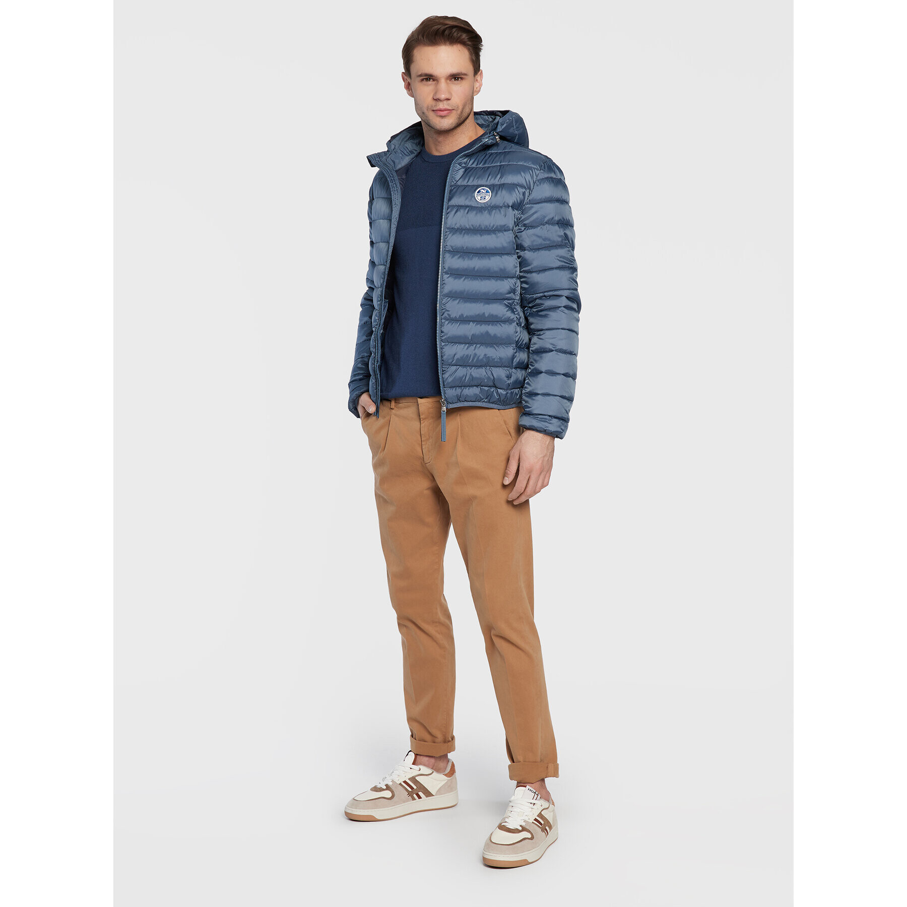 North Sails Пуловер 699506 Тъмносин Regular Fit - Pepit.bg